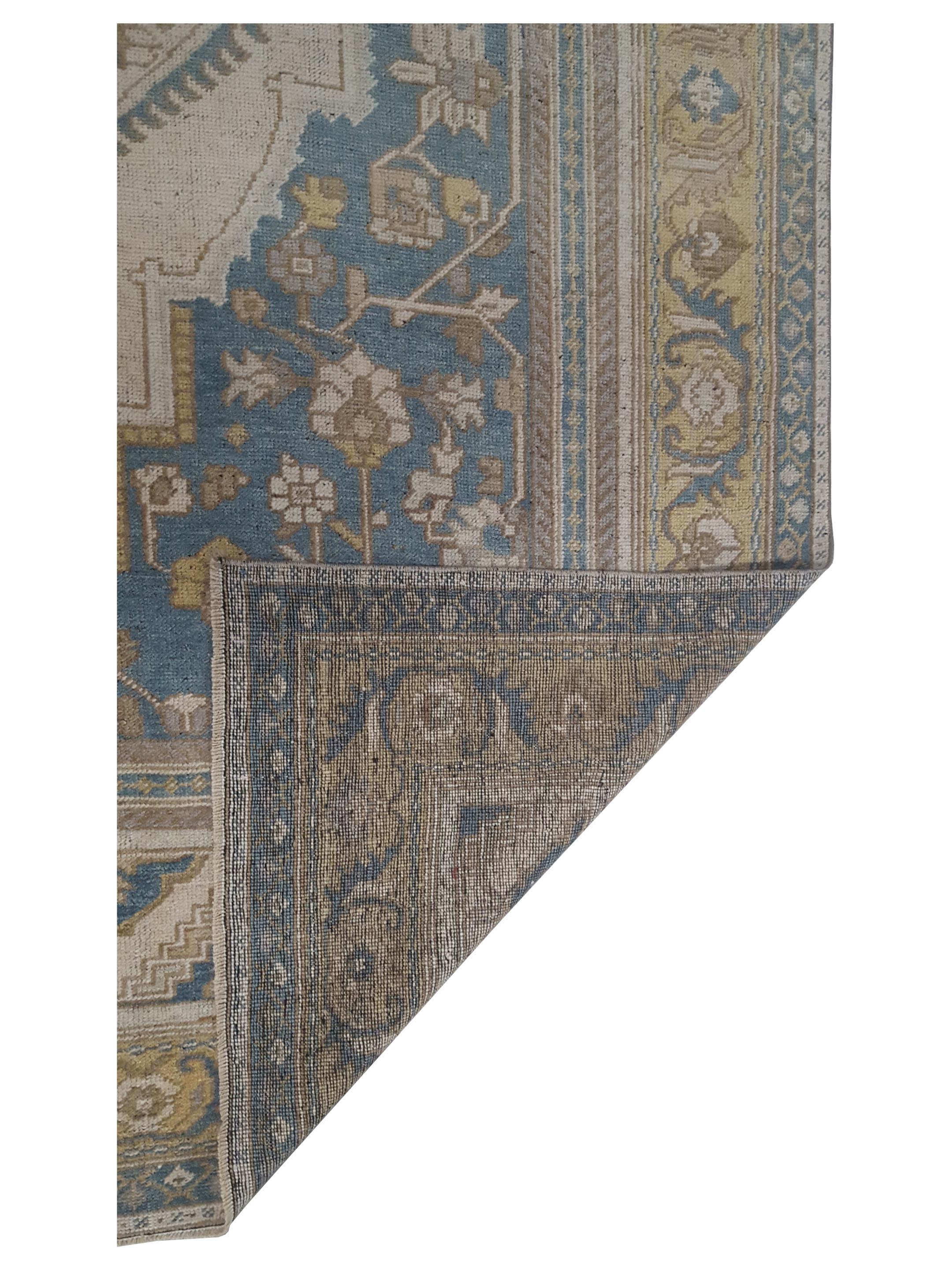 Anatolian Hand Knotted Blue 6x12 - Image 3 of 3