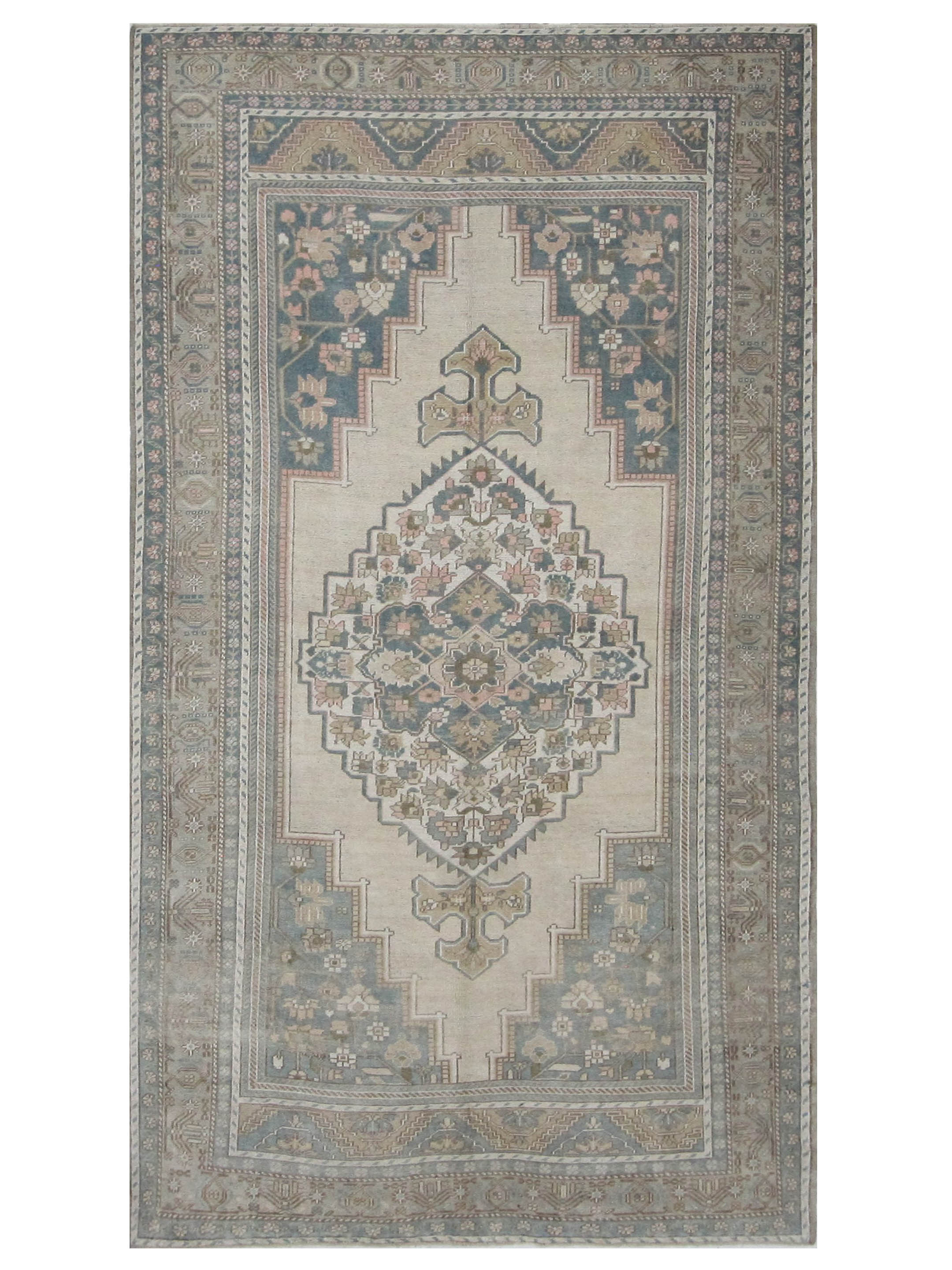 Anatolian Hand Knotted Teal 6x11