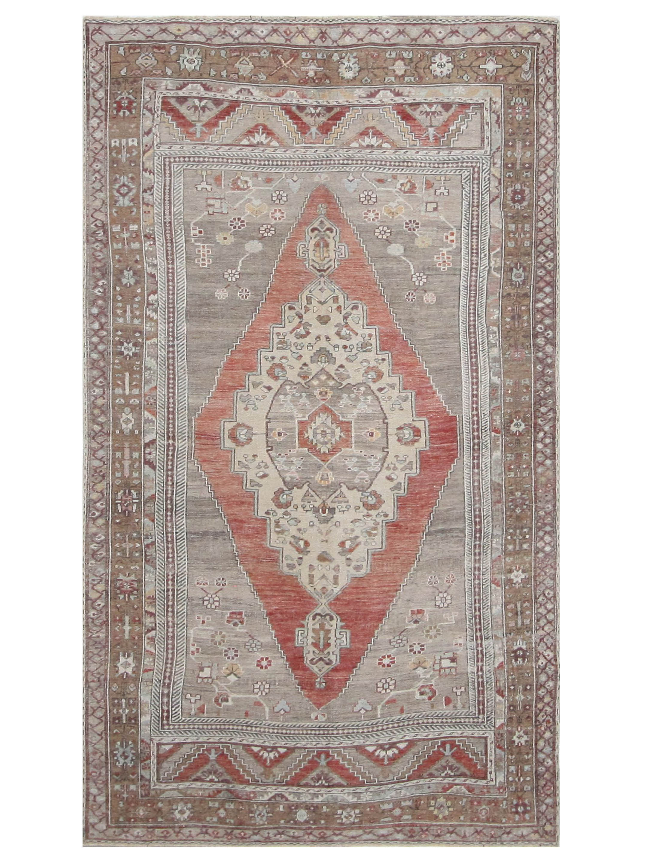 Anatolian Hand Knotted Rust 5x10