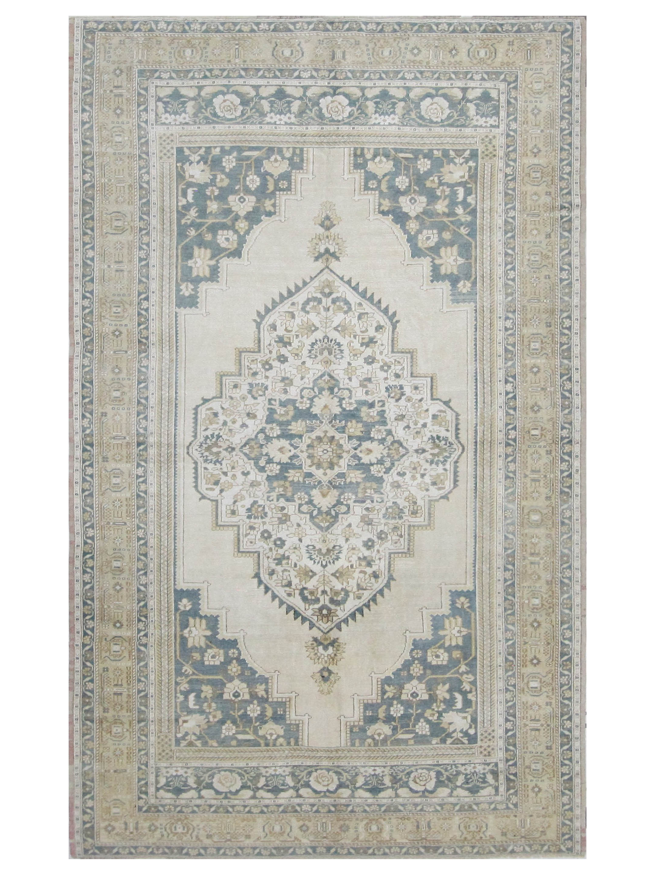 Anatolian Hand Knotted Teal 6x11