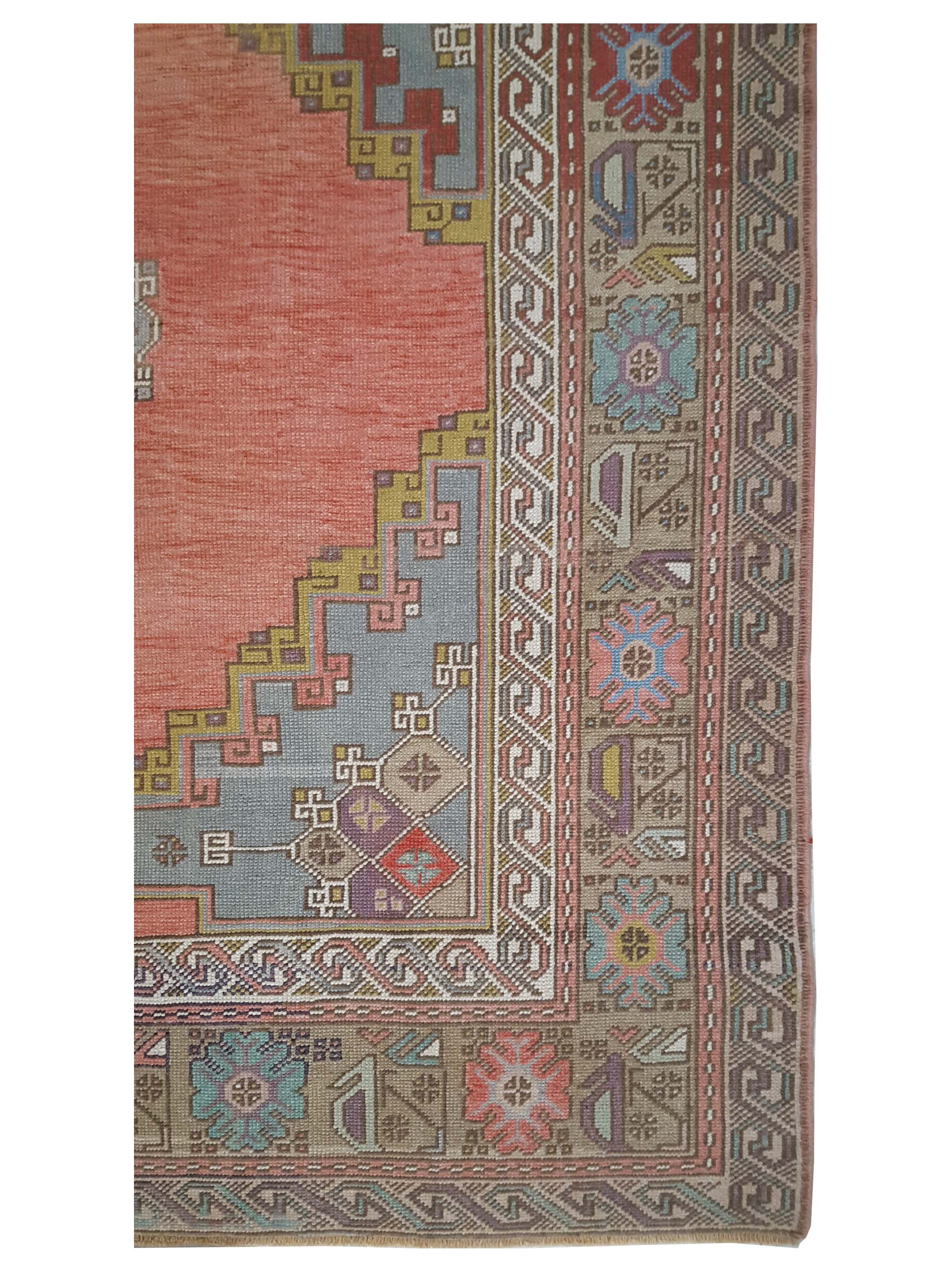Anatolian Hand Knotted Rust 7x10 - Image 2 of 3