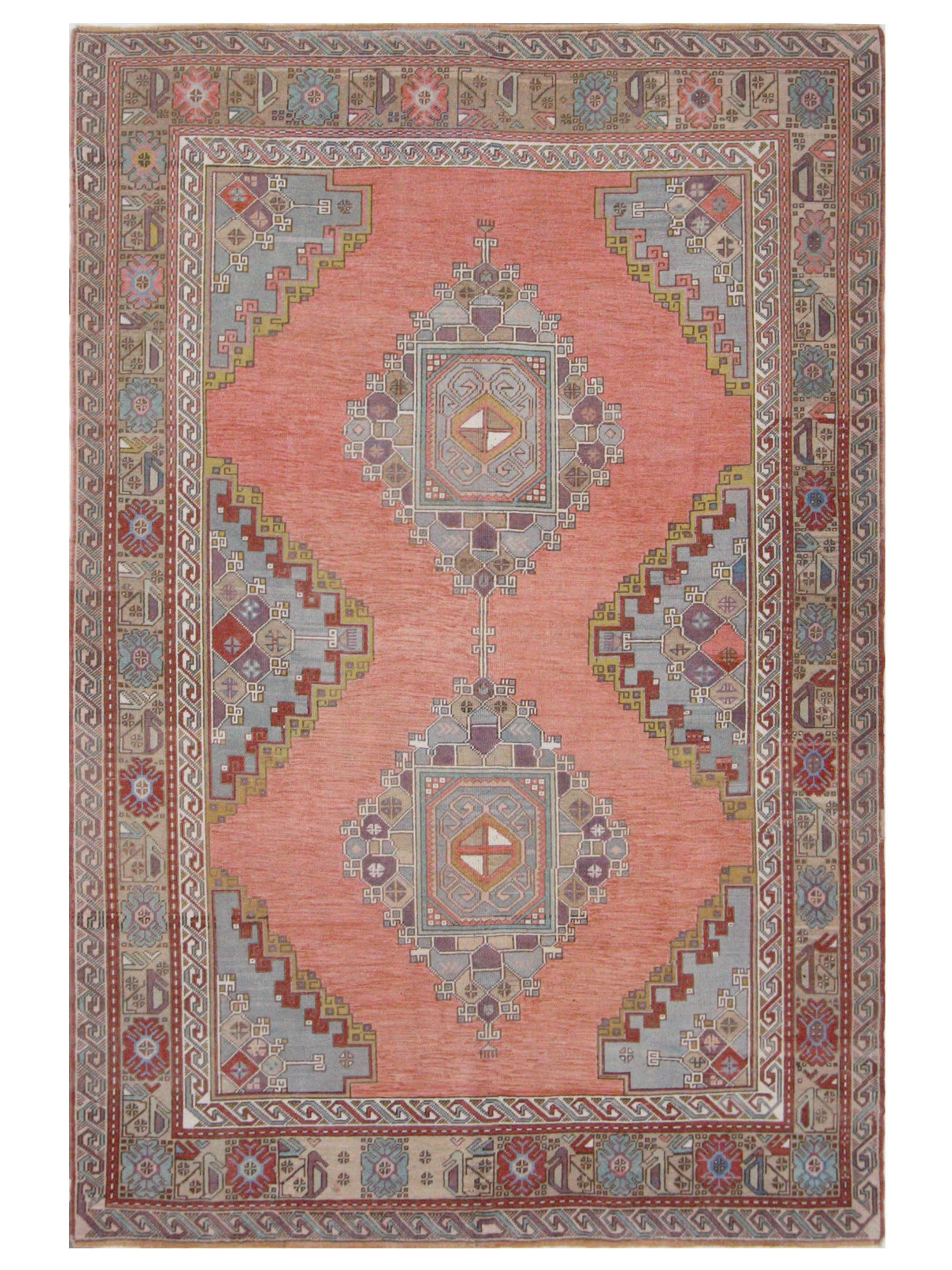 Anatolian Hand Knotted Rust 7x10