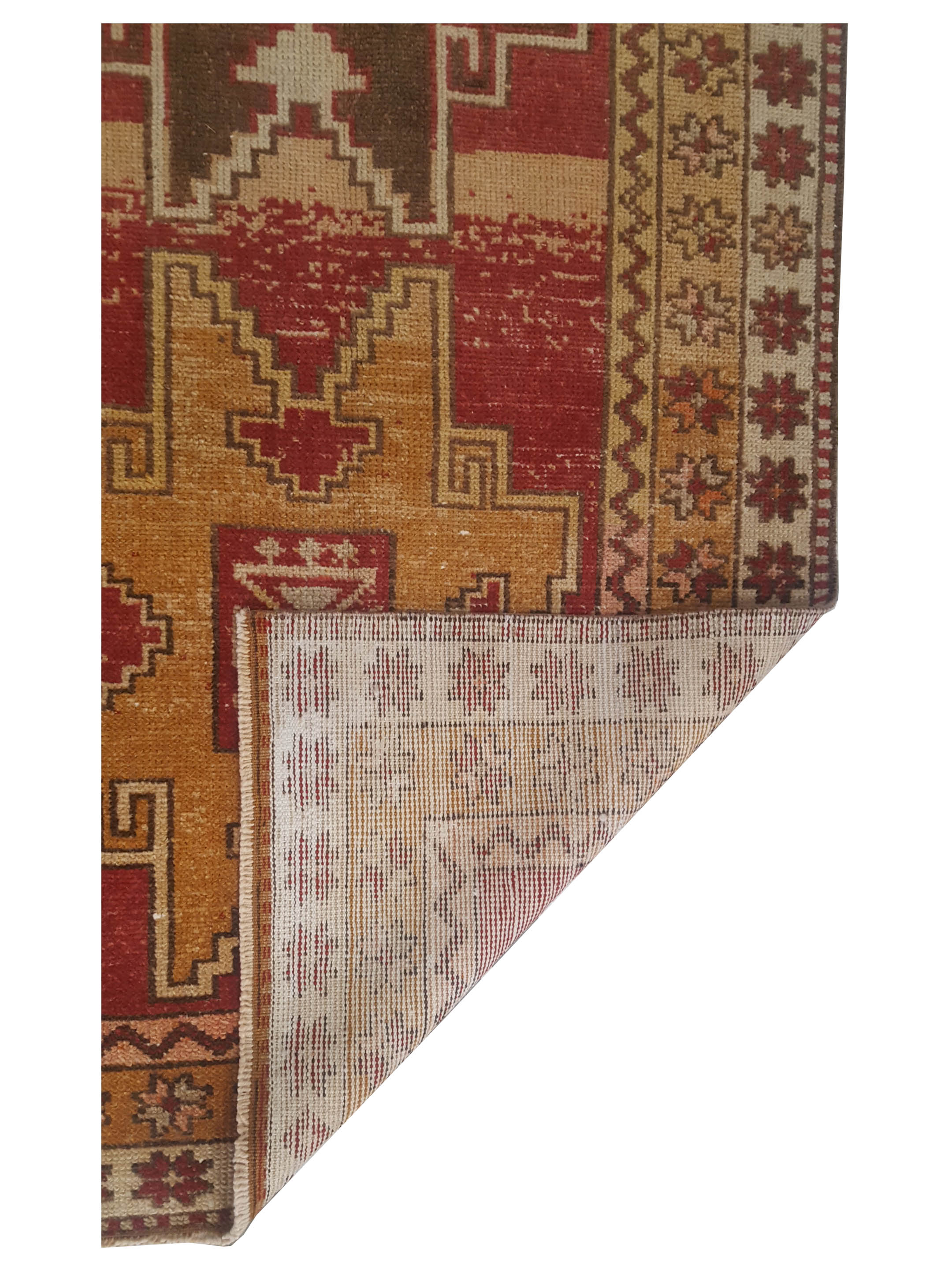 Anatolian Hand Knotted Rust 4x13 - Image 3 of 3