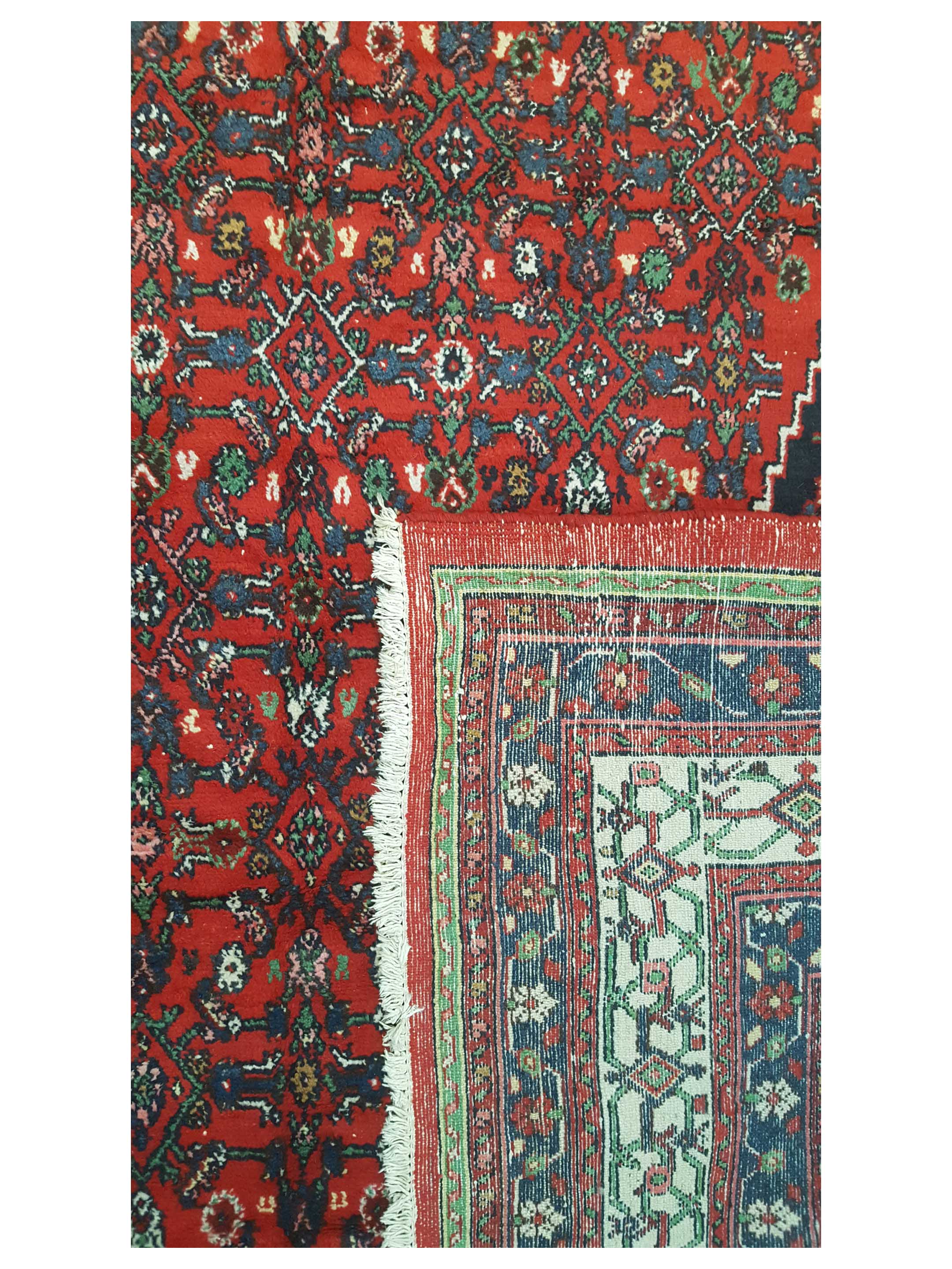 Hamadan Hand Knotted Red 11x18 - Image 4 of 4