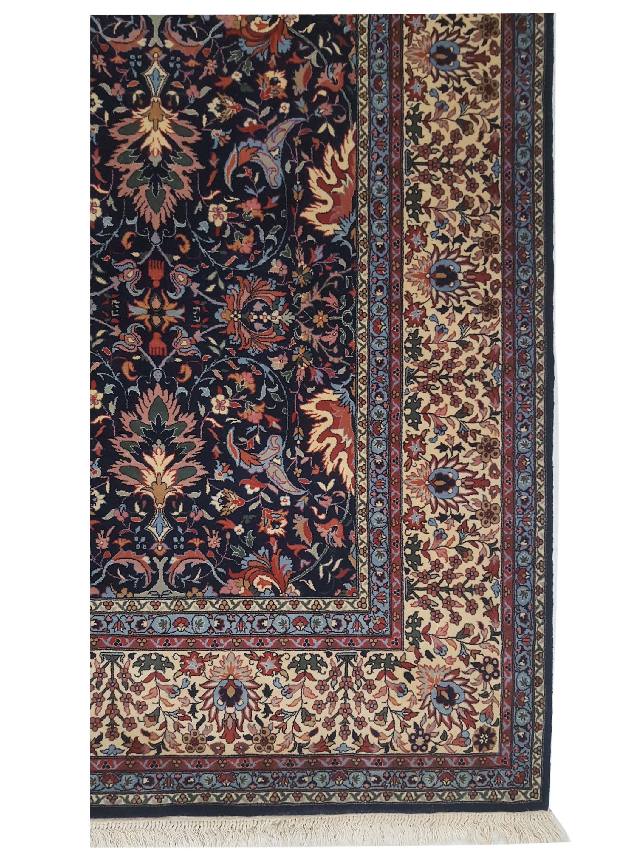Classic Hand Knotted Navy 9x12 - Image 2 of 3