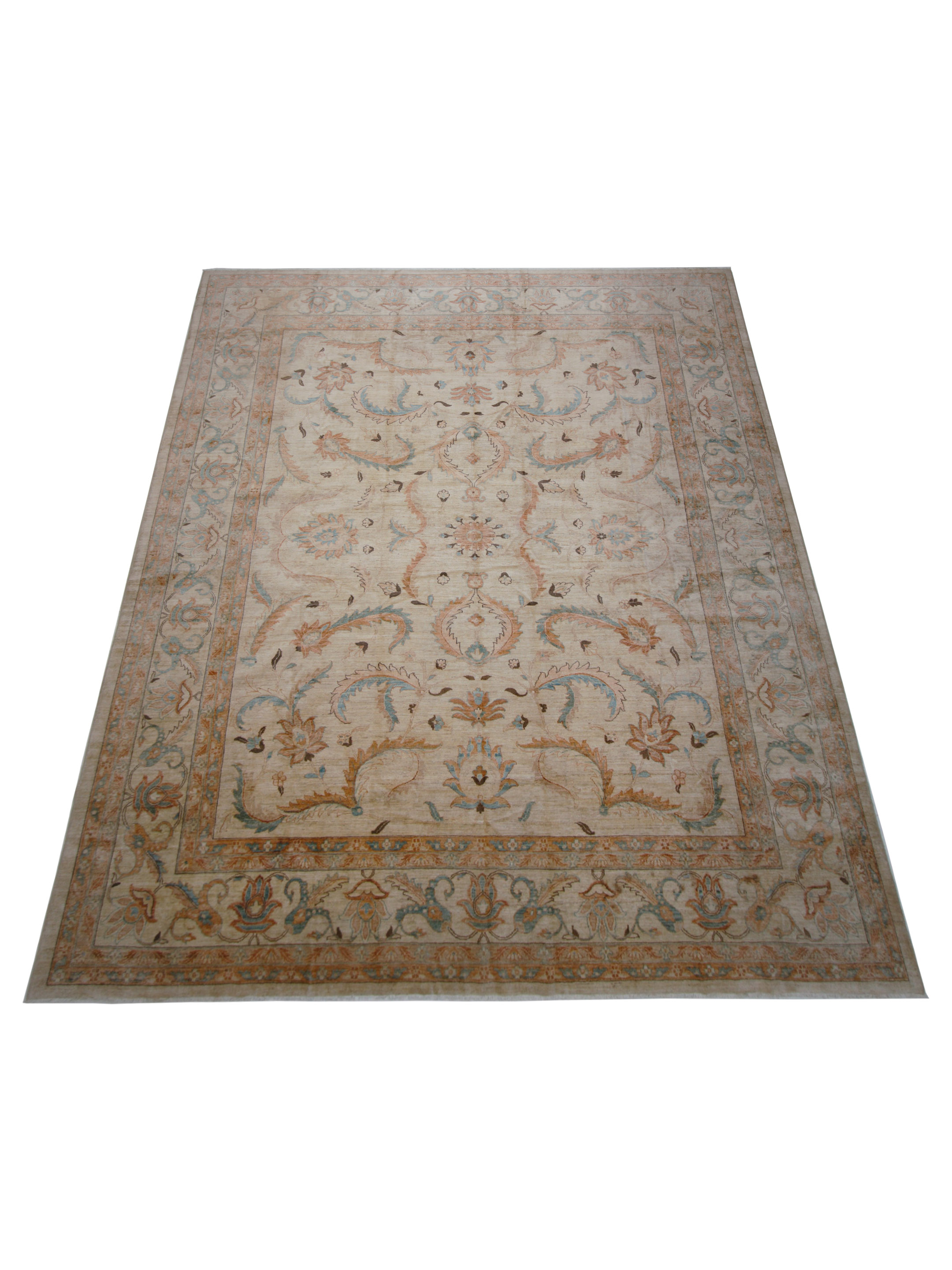 Ziegler Hand Knotted Ivory 13x17 - Image 2 of 5