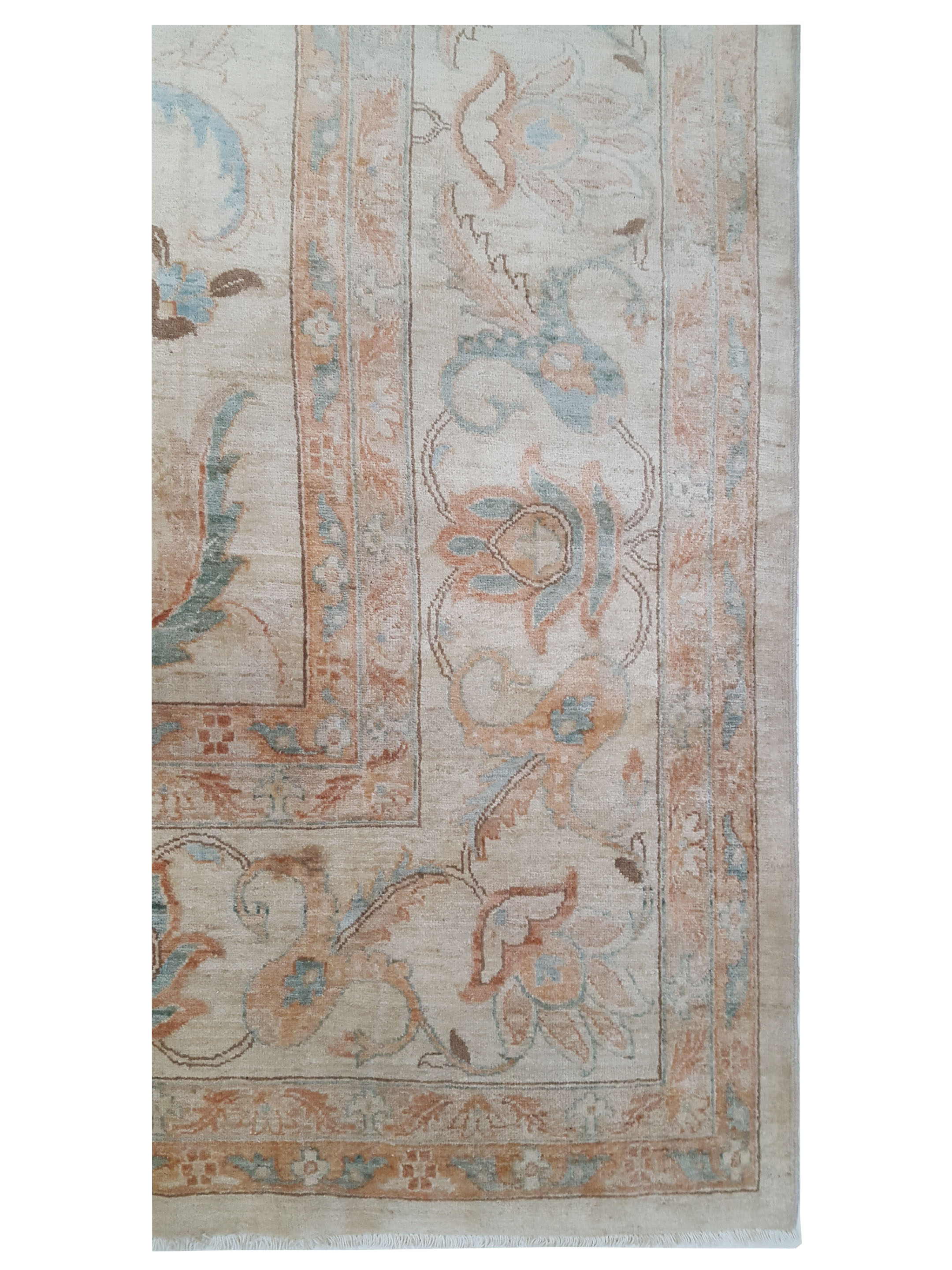 Ziegler Hand Knotted Ivory 13x17 - Image 4 of 5