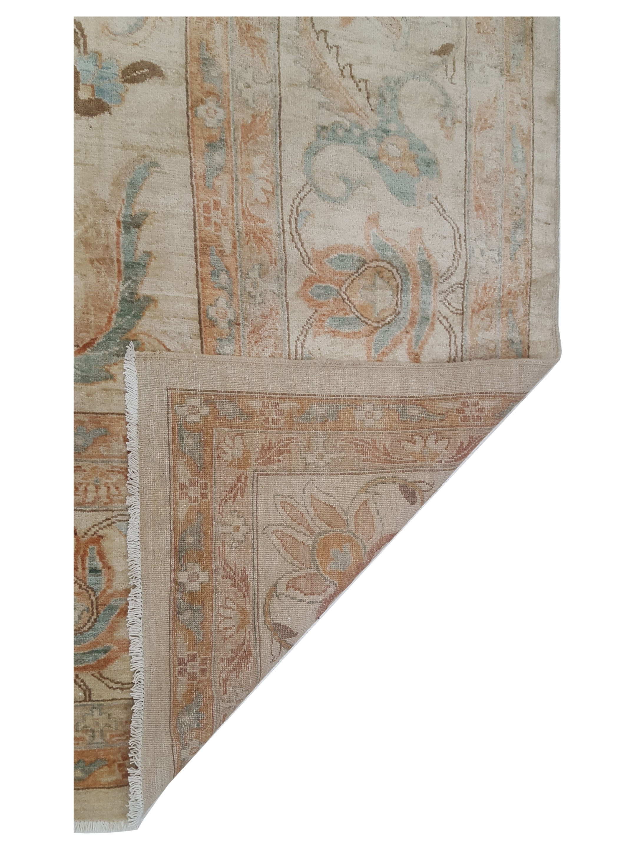 Ziegler Hand Knotted Ivory 13x17 - Image 5 of 5