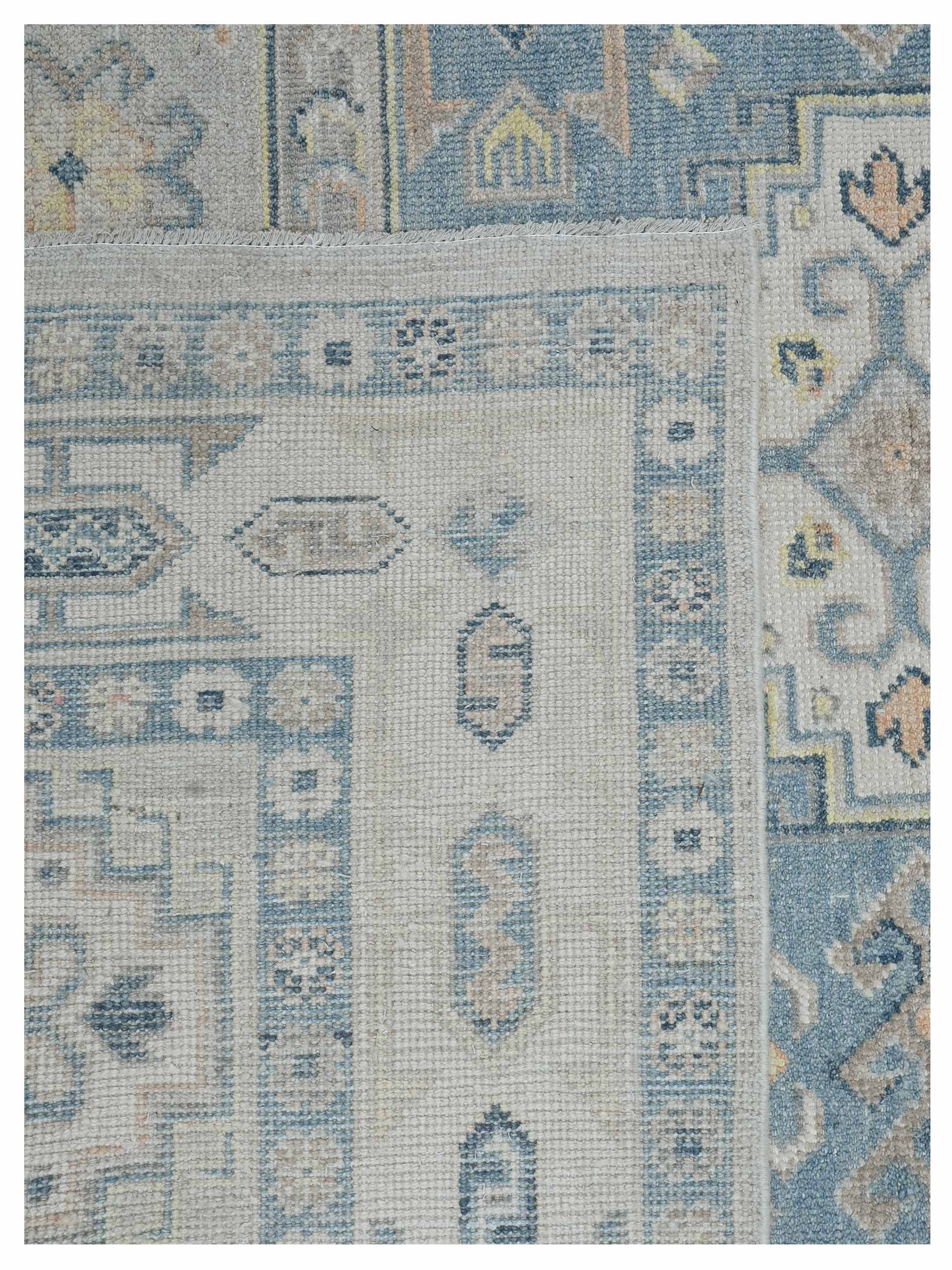 Ushak Hand Knotted Lt.Grey 8x10 - Image 4 of 4