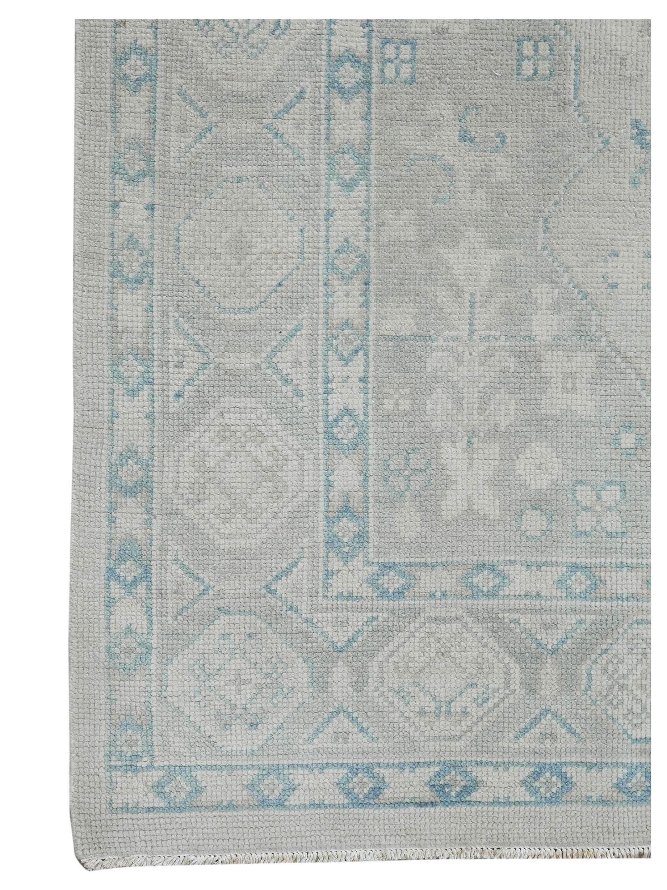 Ushak Hand Knotted Lt.Grey 8x10 - Image 2 of 4