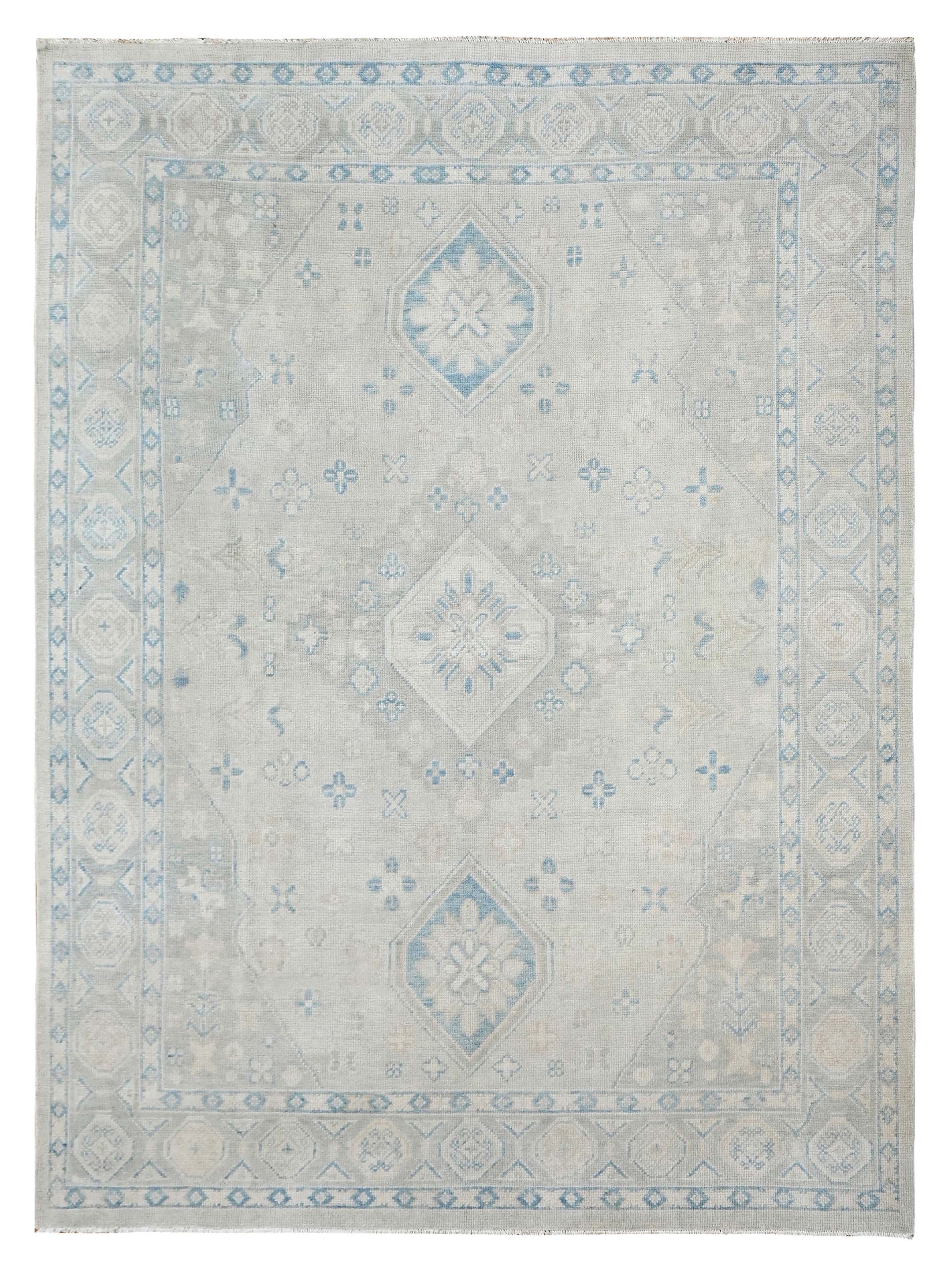 Ushak Hand Knotted Lt.Grey 8x10