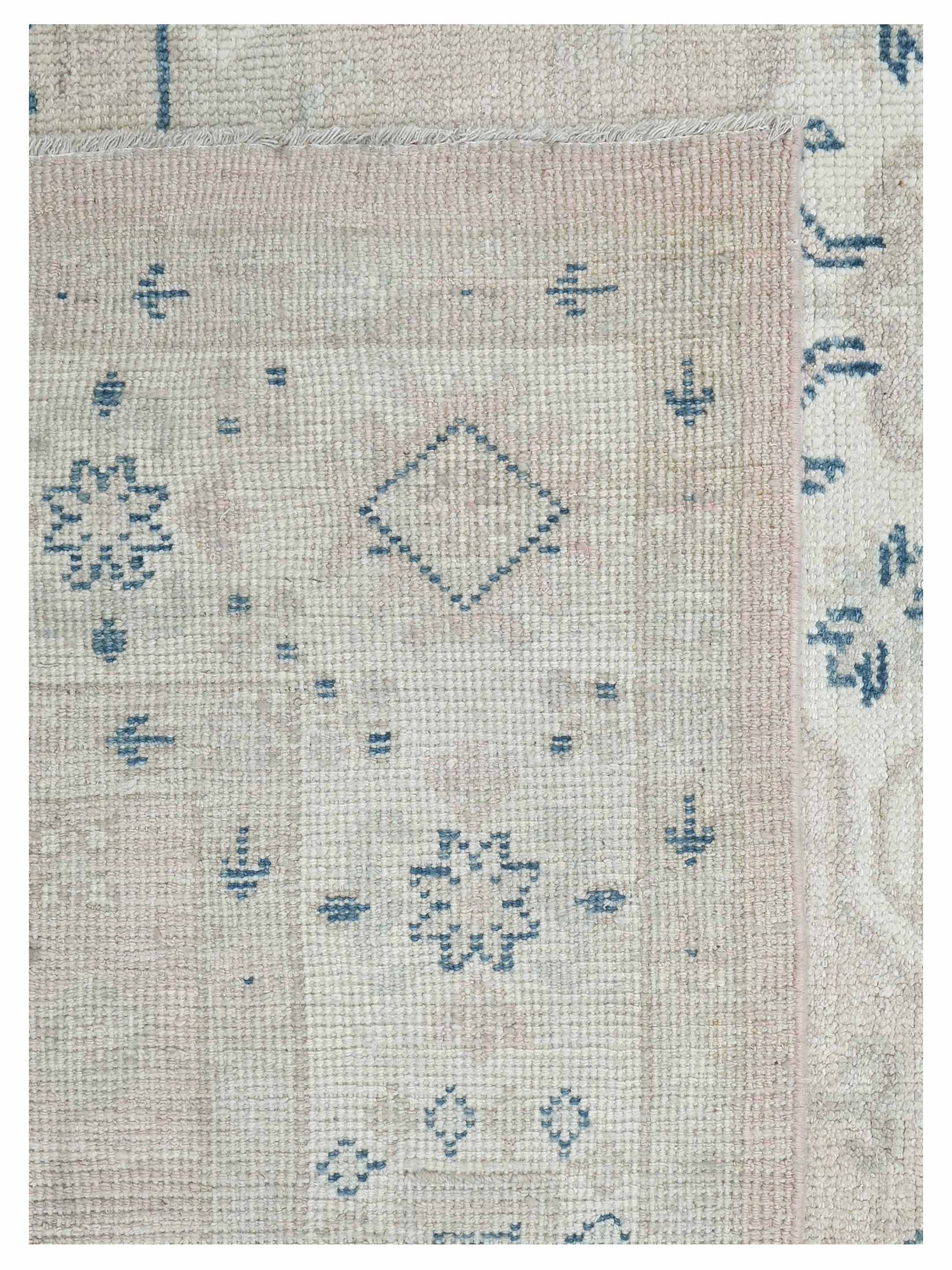 Ushak Hand Knotted Pink 8x10 - Image 4 of 4