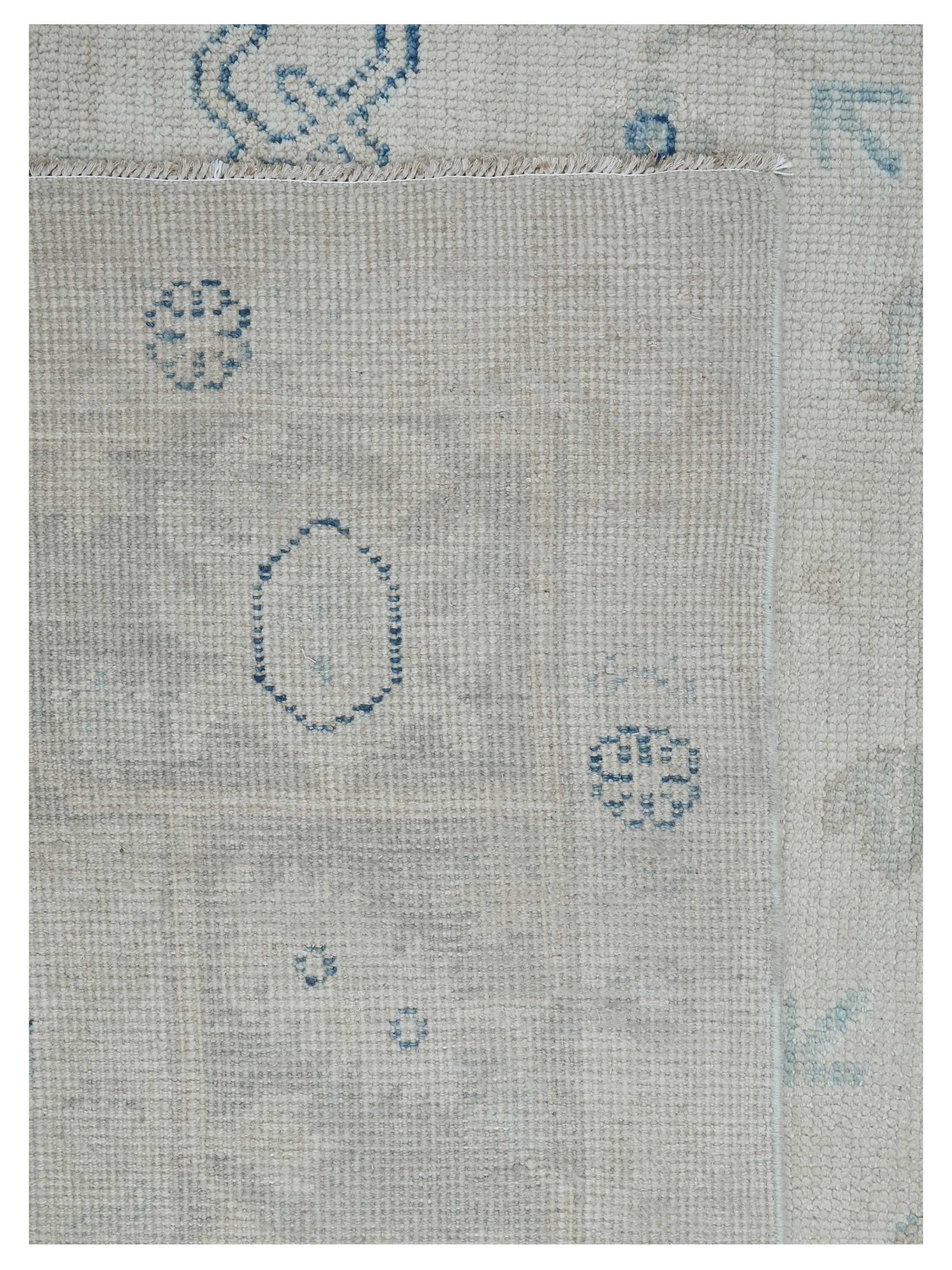 Ushak Hand Knotted Beige 9x12 - Image 4 of 4