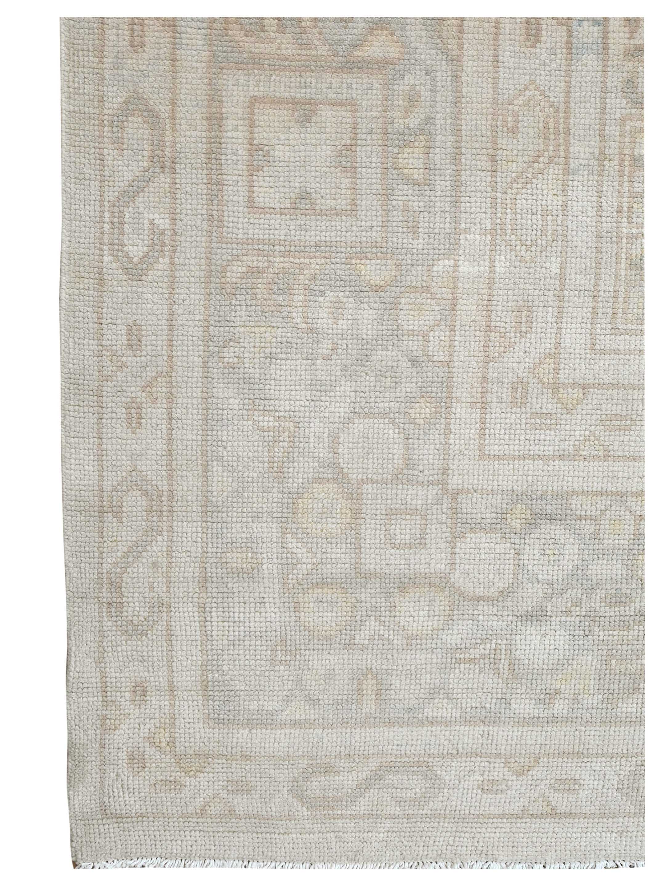 Ushak Hand Knotted Beige 12x15 - Image 2 of 4