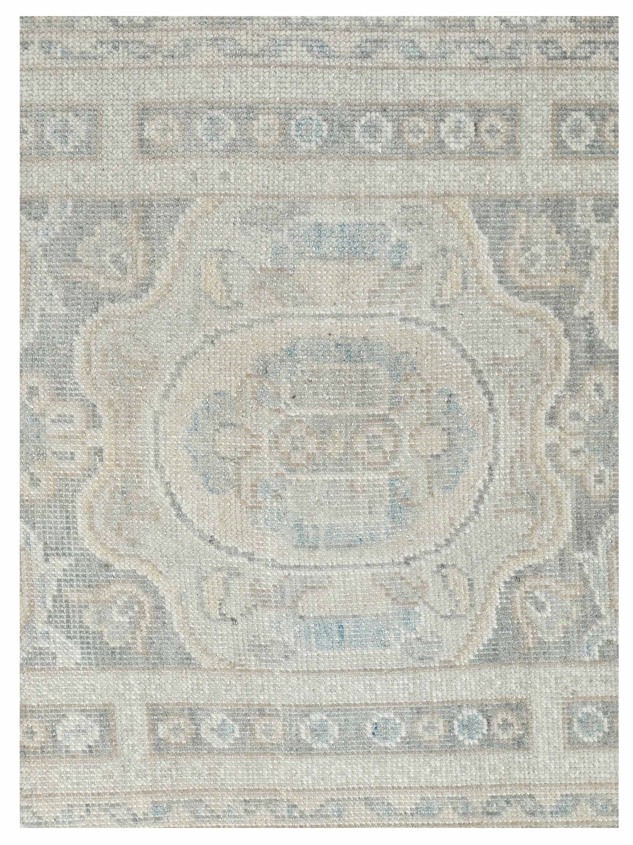 Ushak Hand Knotted Lt.Grey 12x15 - Image 3 of 4