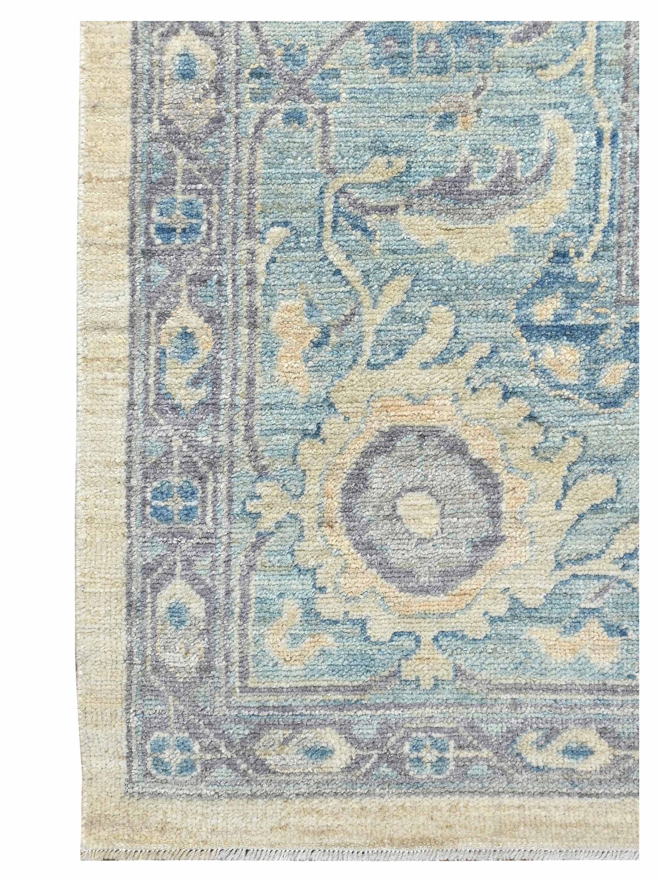 Ushak Wool Weft Hand Knotted Ivory 9x12 - Image 2 of 4