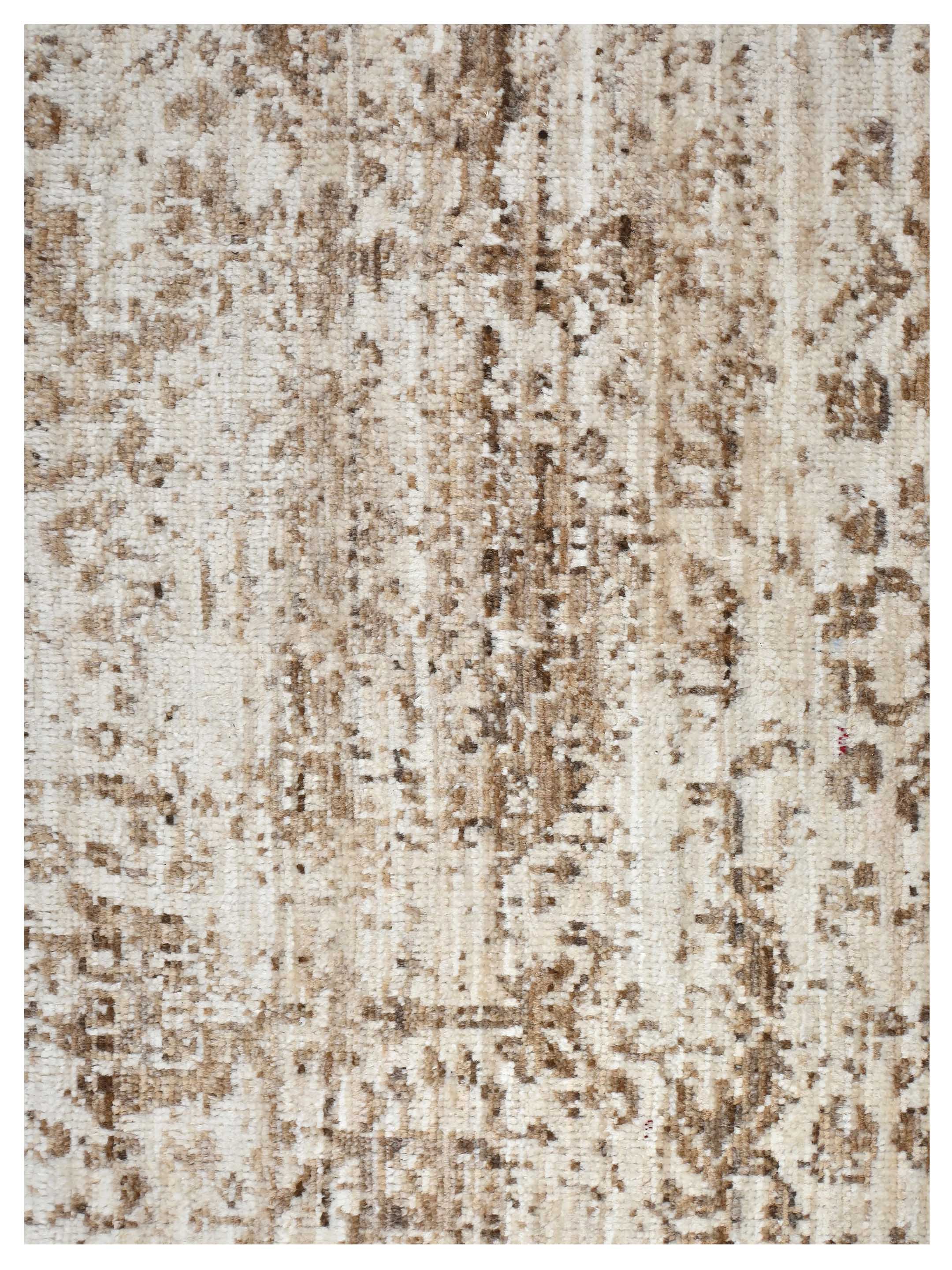 Ushak Wool Weft Hand Knotted Beige 6x9 - Image 3 of 4