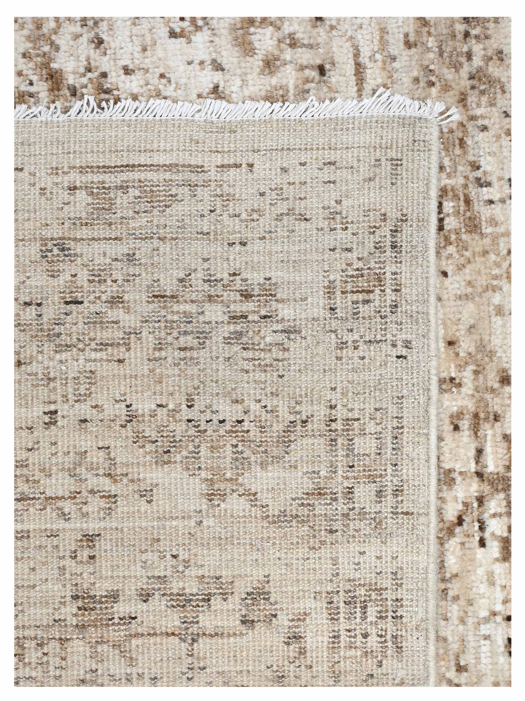 Ushak Wool Weft Hand Knotted Beige 6x9 - Image 4 of 4