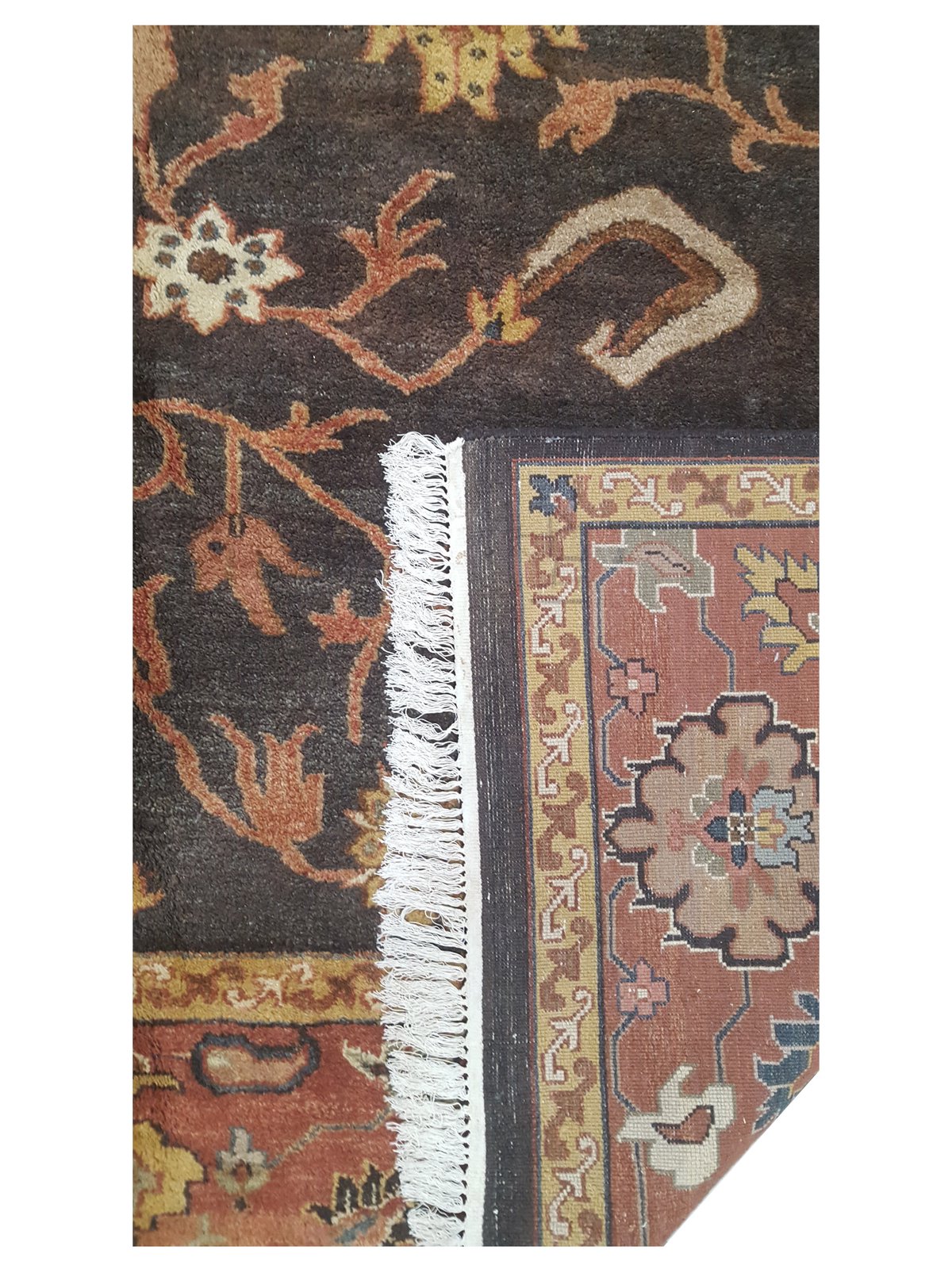 Indo Hand Knotted Mocha 9x12 - Image 2 of 4