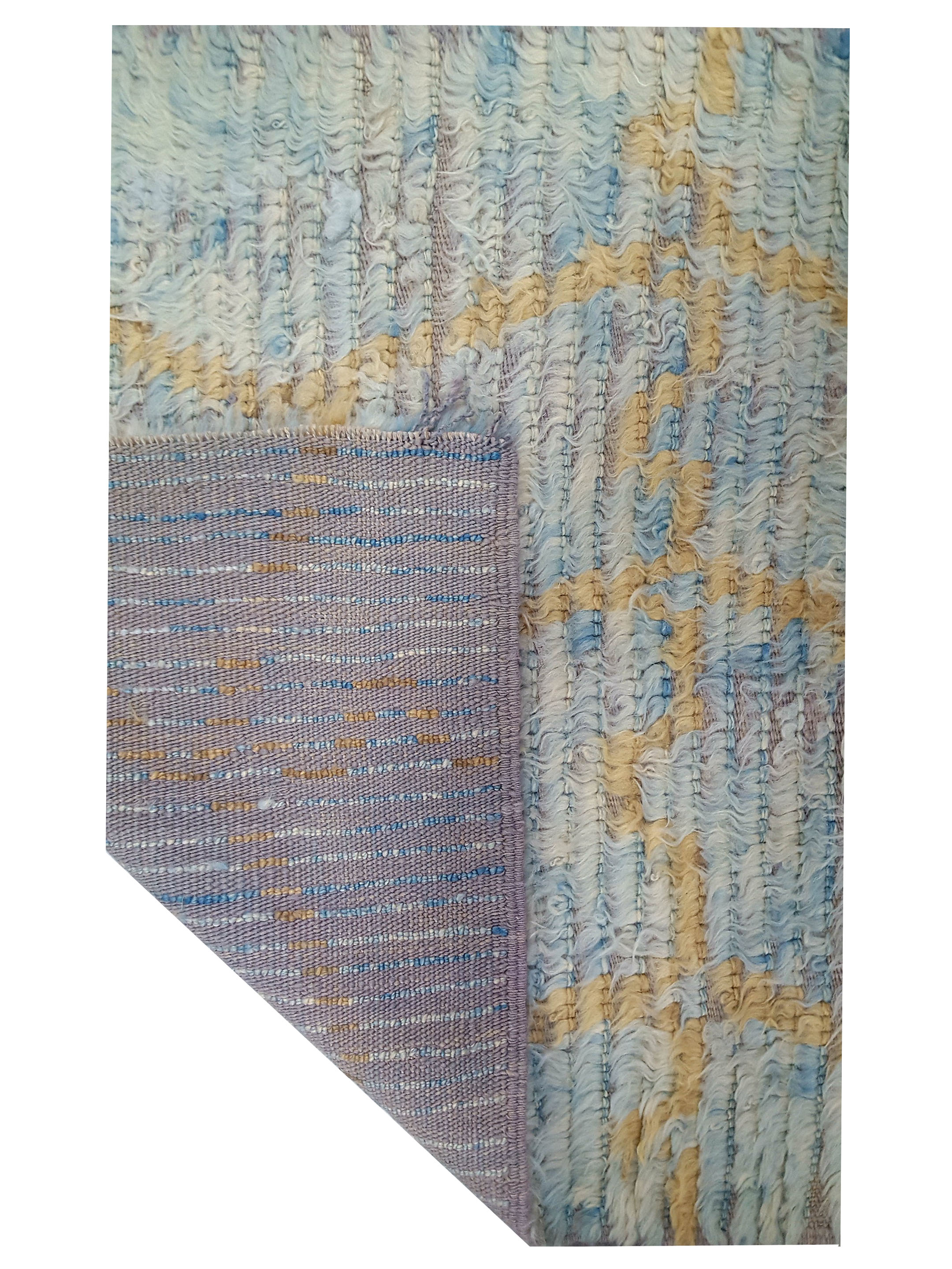 Moroccan Hand Knotted Beige 3x6 - Image 2 of 3