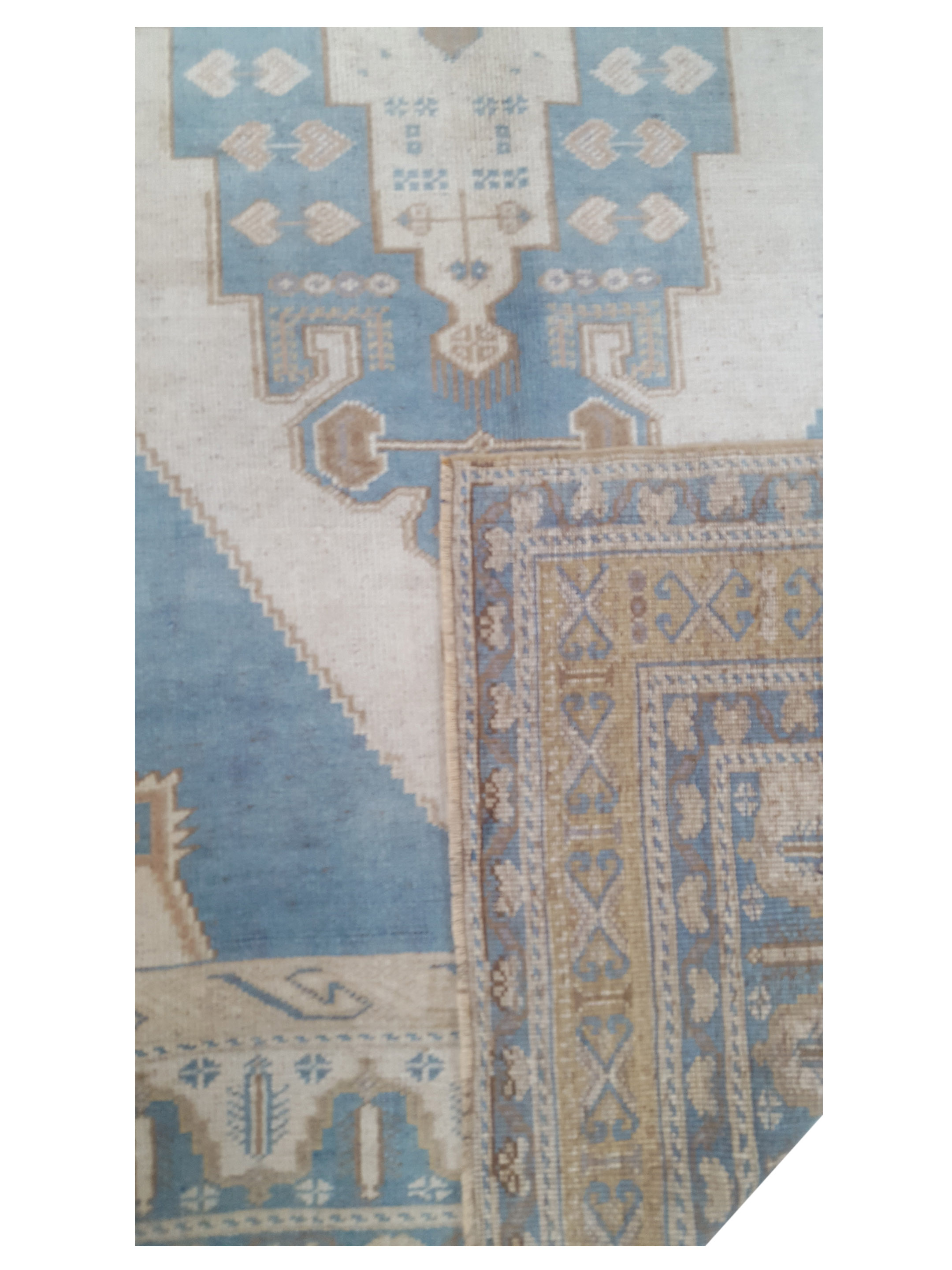 Anatolian Hand Knotted Gold 5x10 - Image 3 of 3