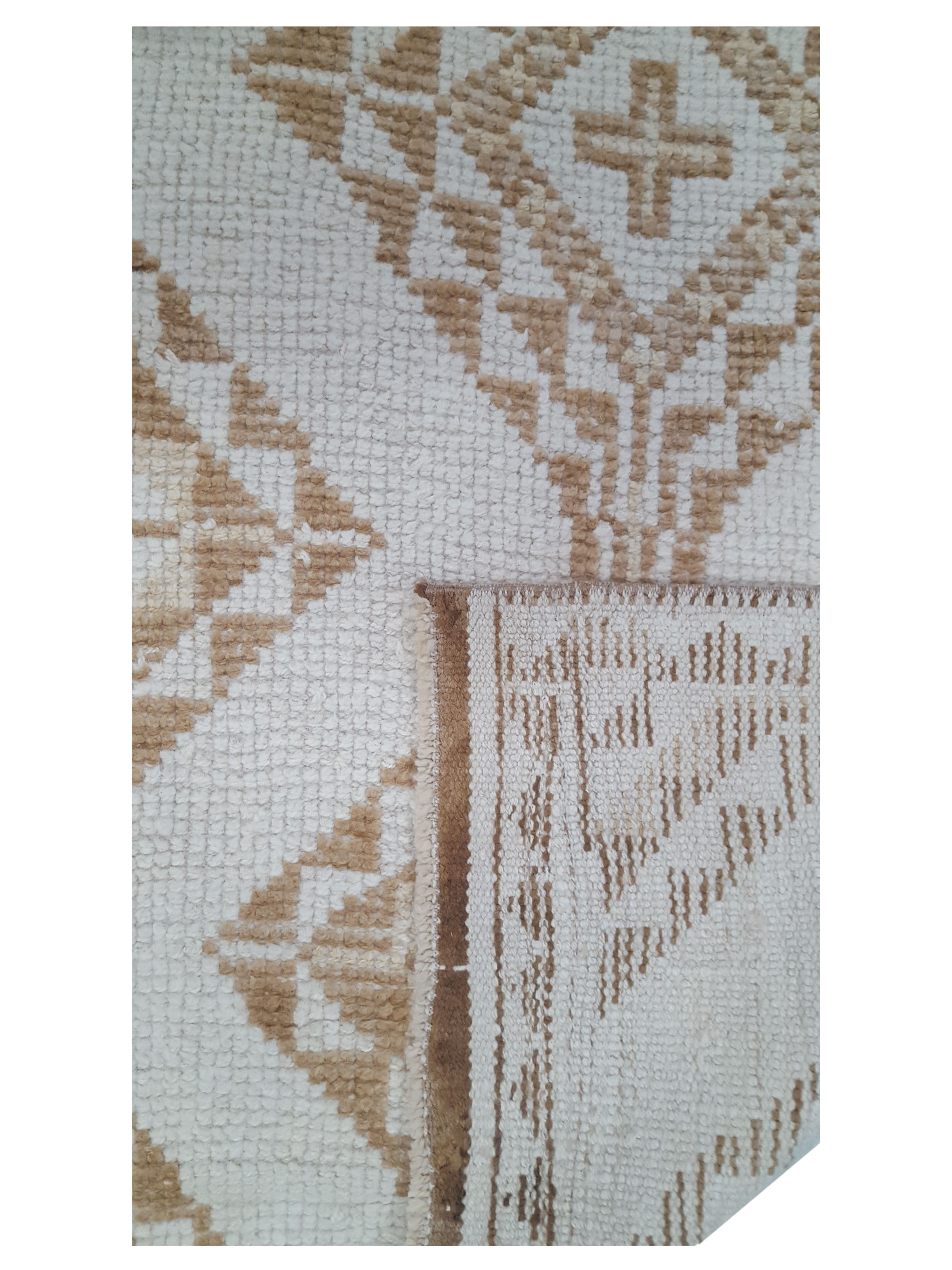 Anatolian-Natural Hand Knotted Beige 3x11 - Image 3 of 3