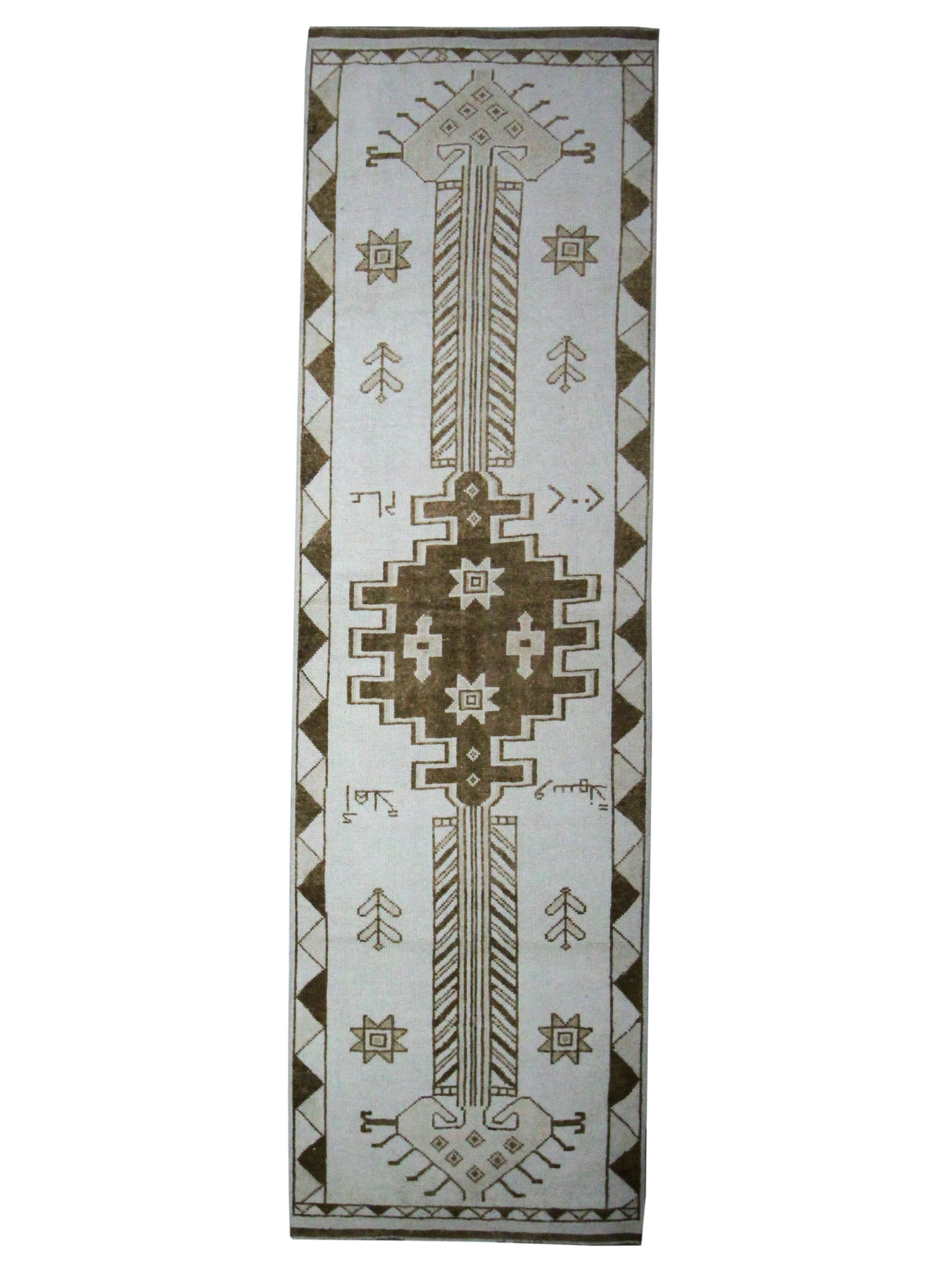 Anatolian-Natural Hand Knotted Beige 4x14
