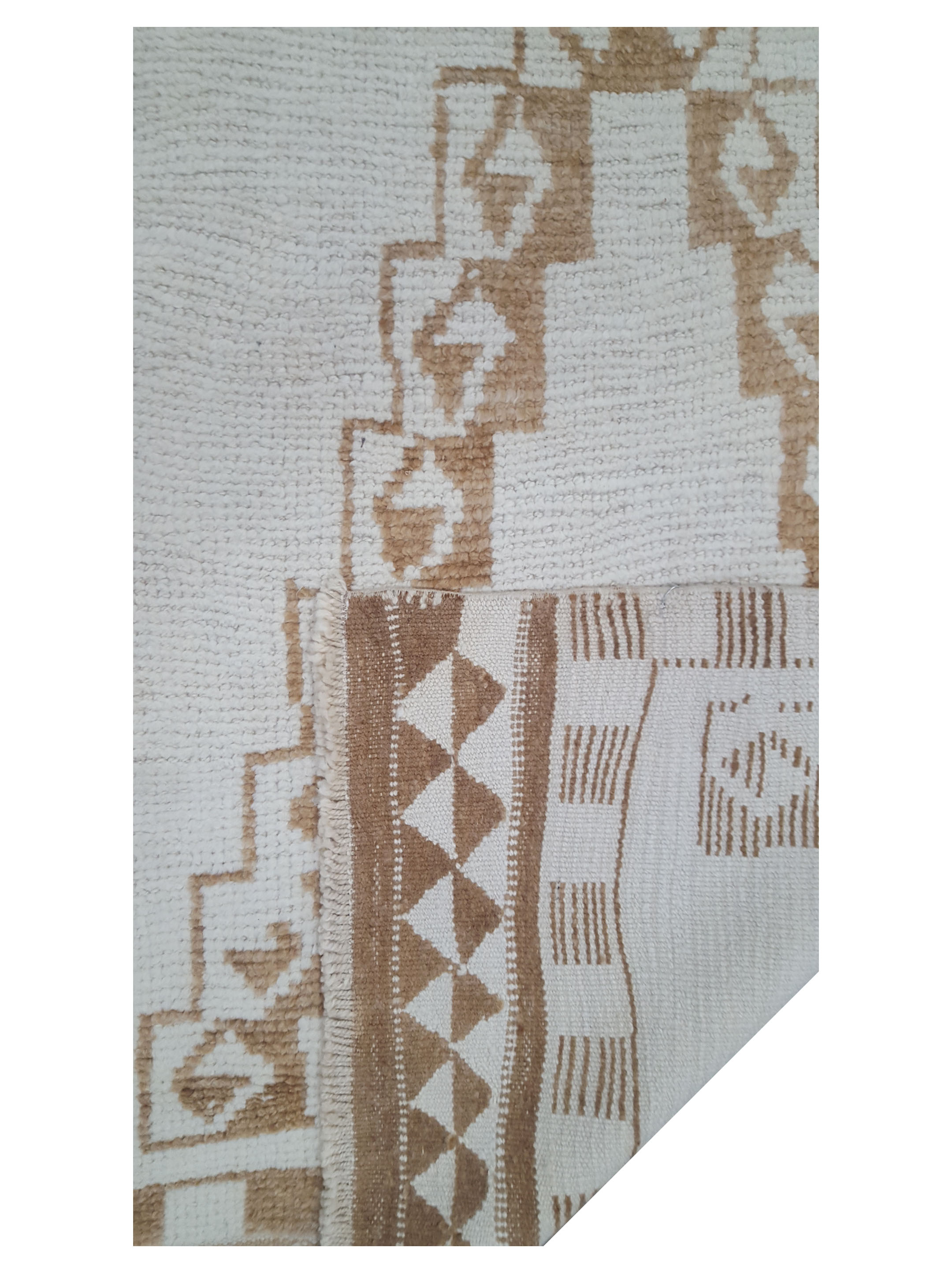 Anatolian-Natural Hand Knotted Beige 3x10 - Image 3 of 3