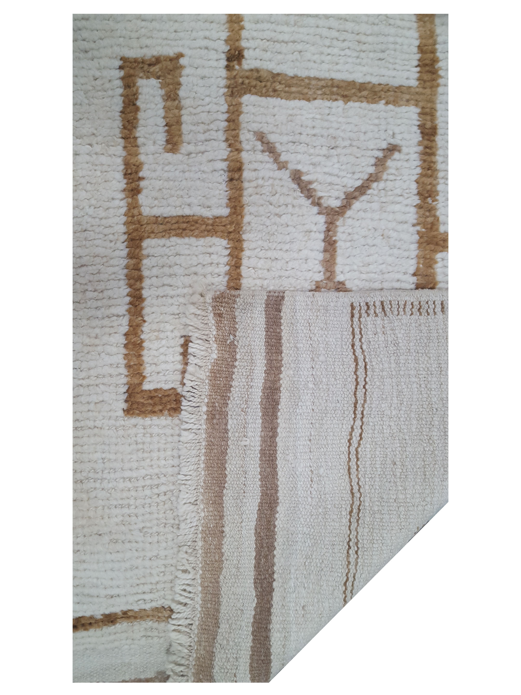 Anatolian-Natural Hand Knotted Beige 3x12 - Image 3 of 3