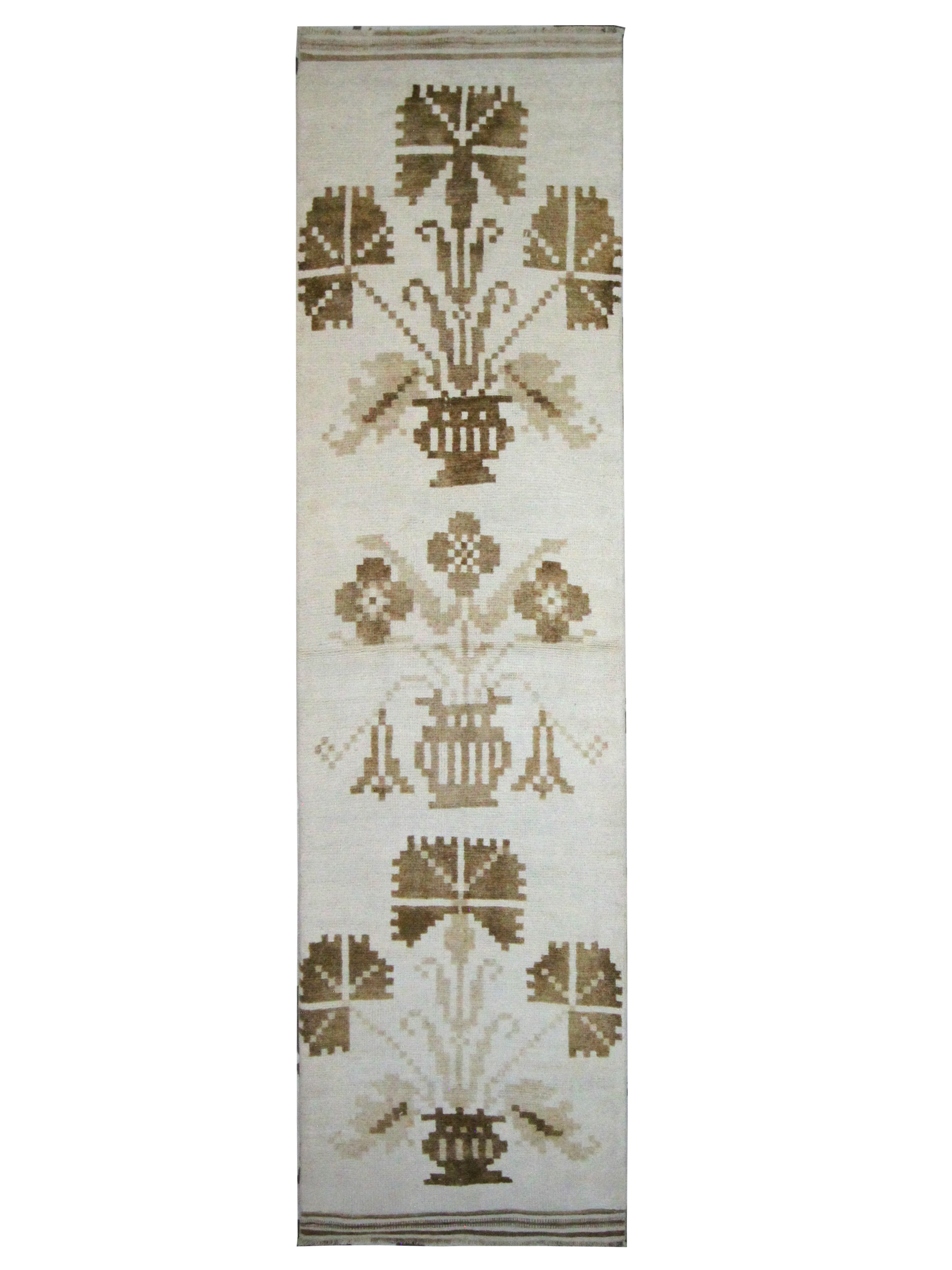 Anatolian-Natural Hand Knotted Beige 3x12