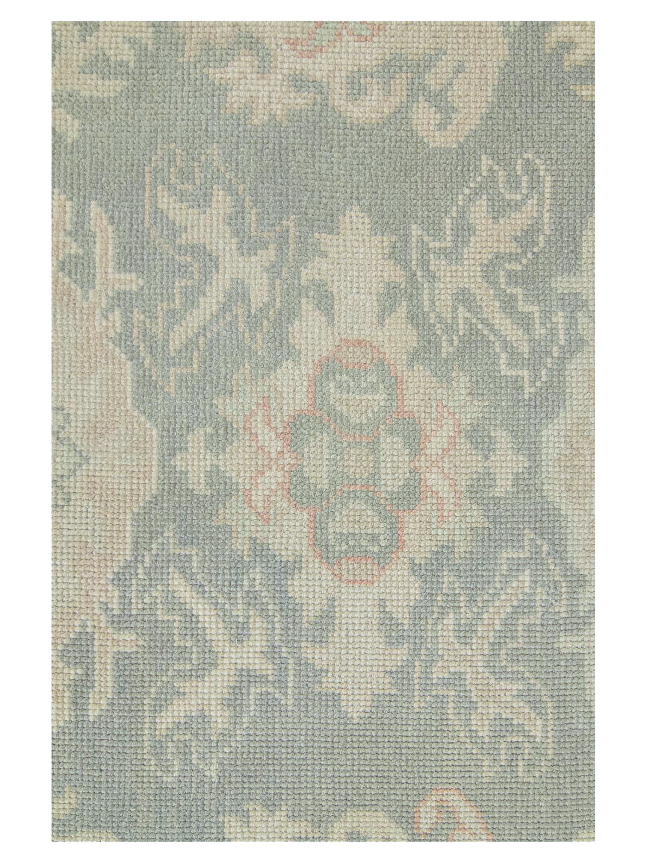 Ushak Hand Knotted Grey 9x12 - Image 3 of 4