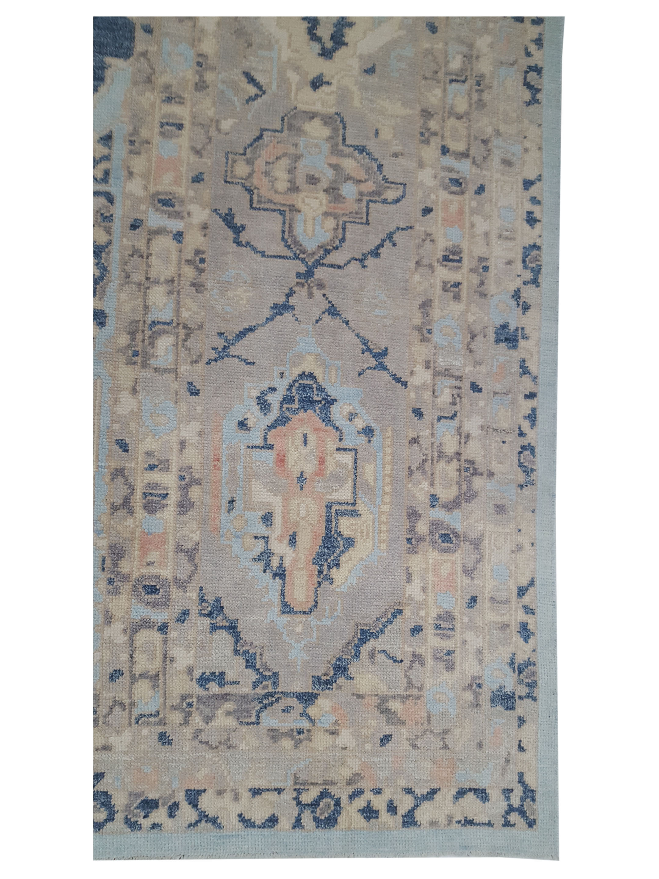 Ushak Hand Knotted Multi 9x12 - Image 2 of 4