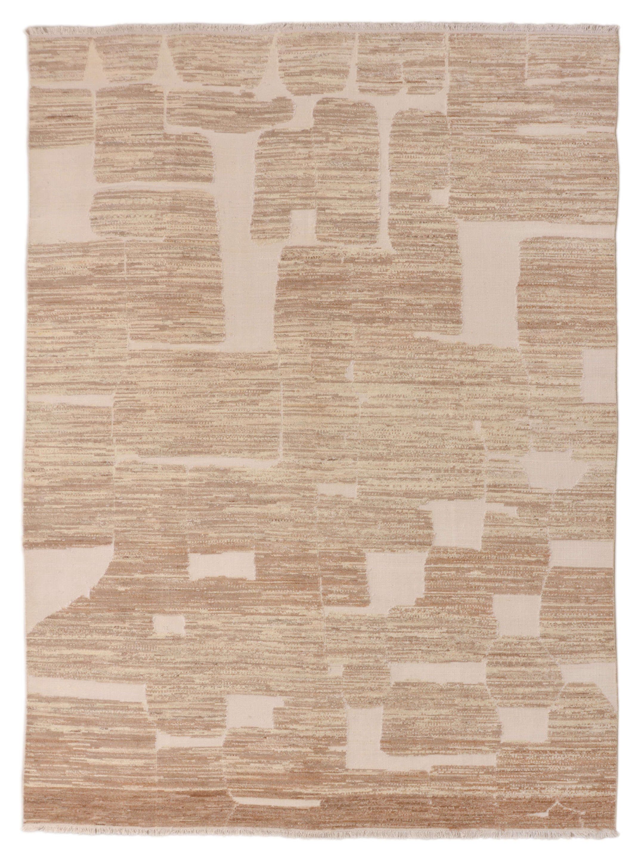 Moroccan Hand Knotted Lt.Brown 9x12