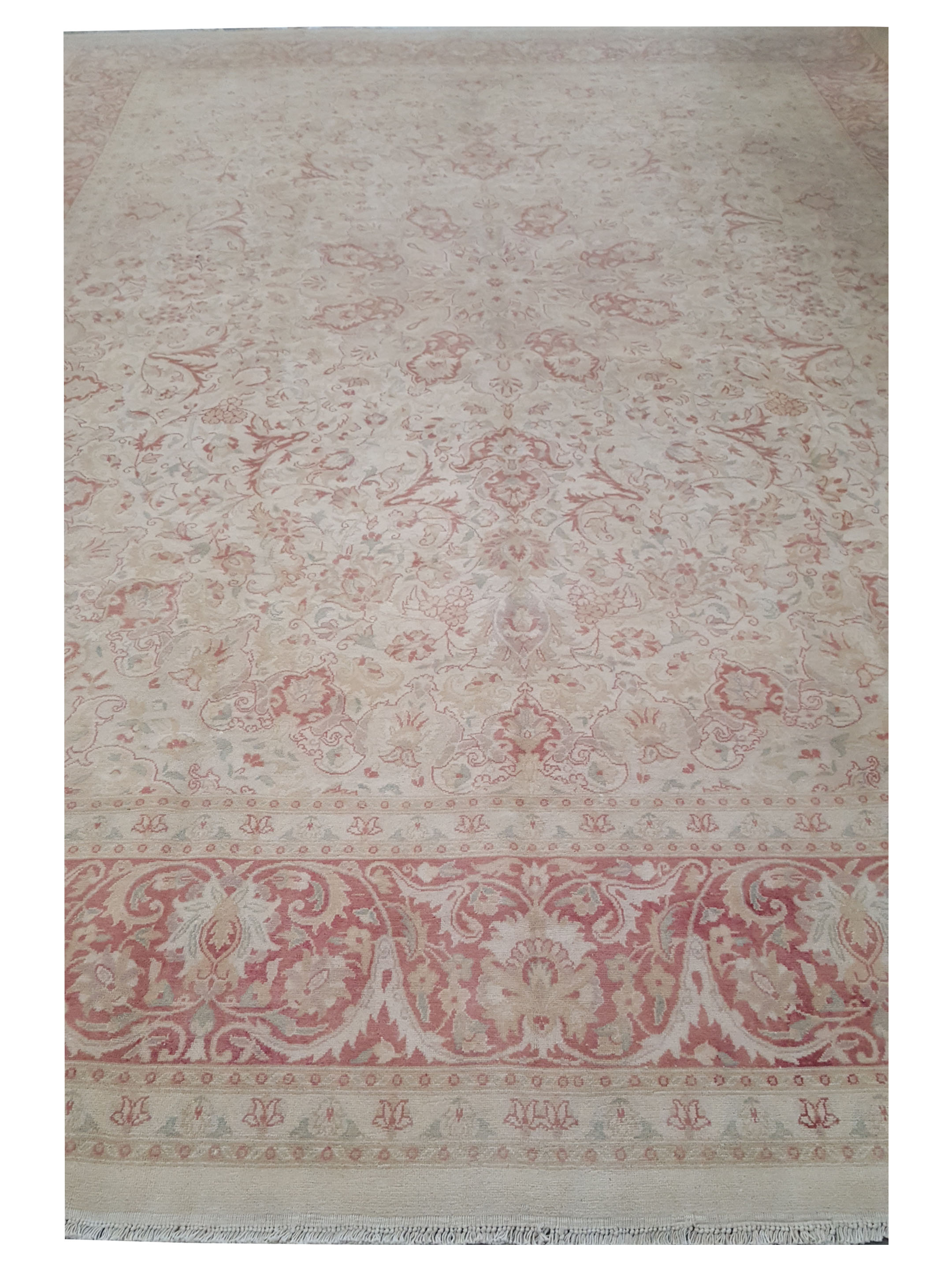 Classic Hand Knotted Ivory 12x18 - Image 2 of 5