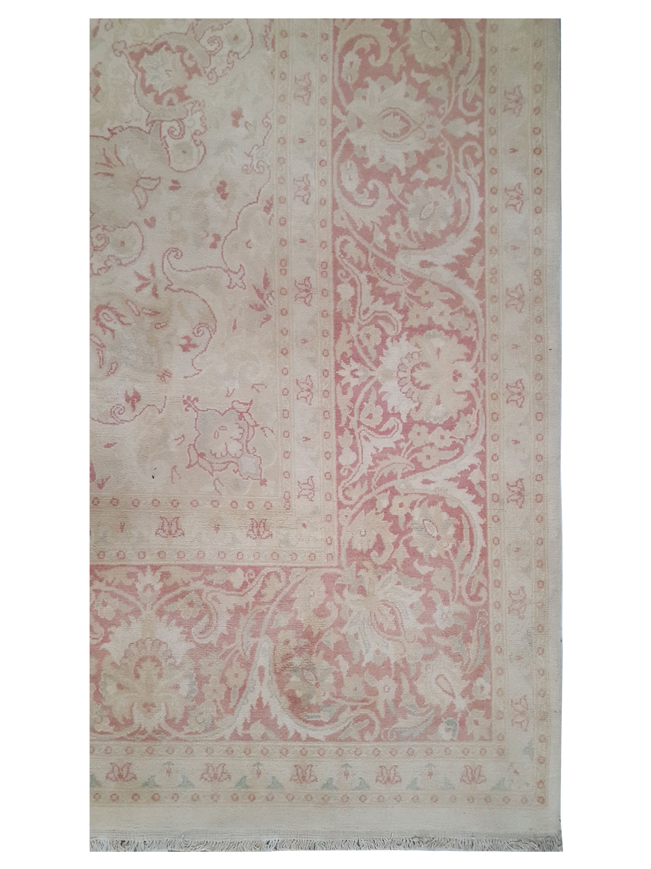 Classic Hand Knotted Ivory 12x18 - Image 4 of 5