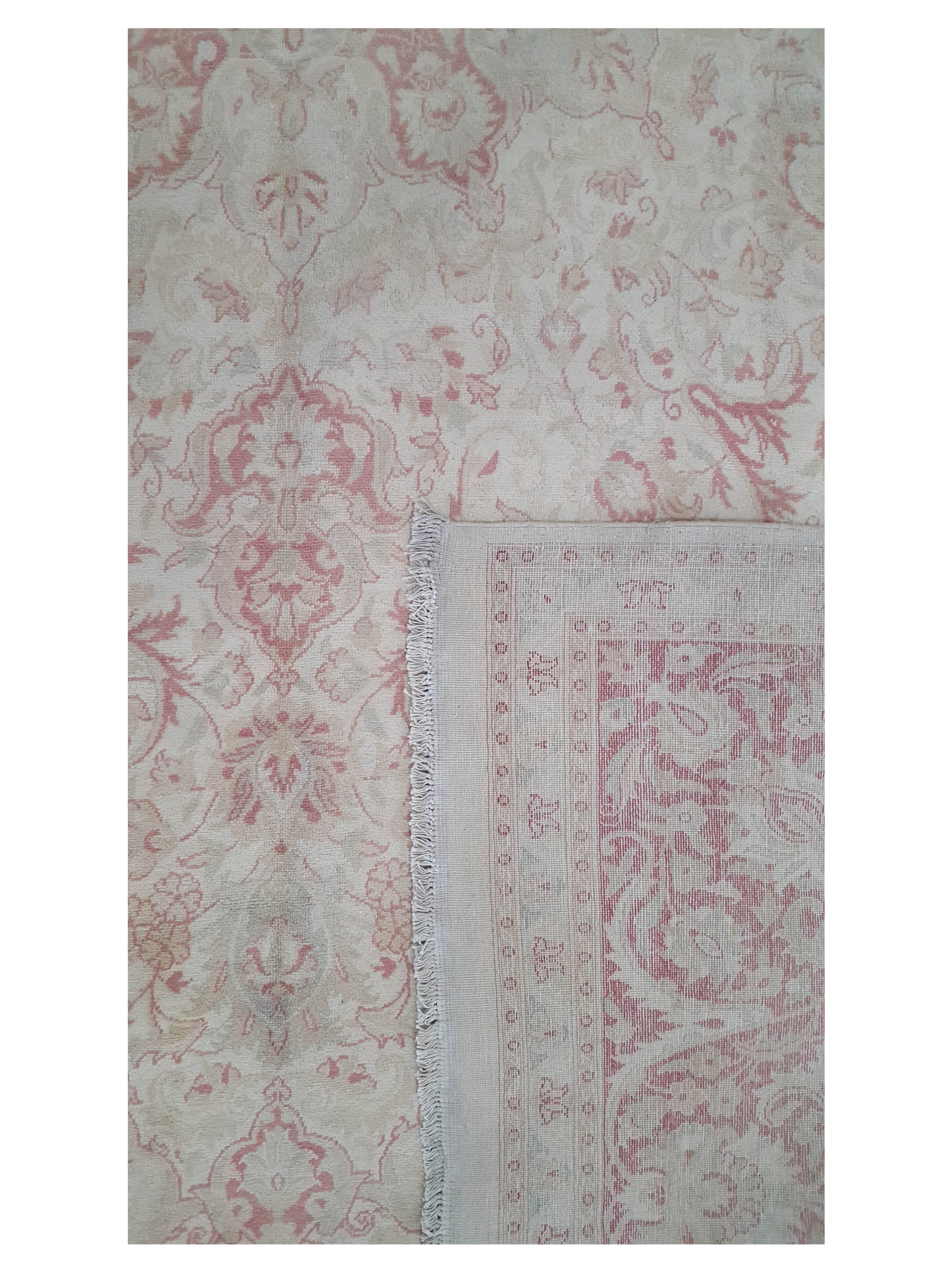 Classic Hand Knotted Ivory 12x18 - Image 5 of 5