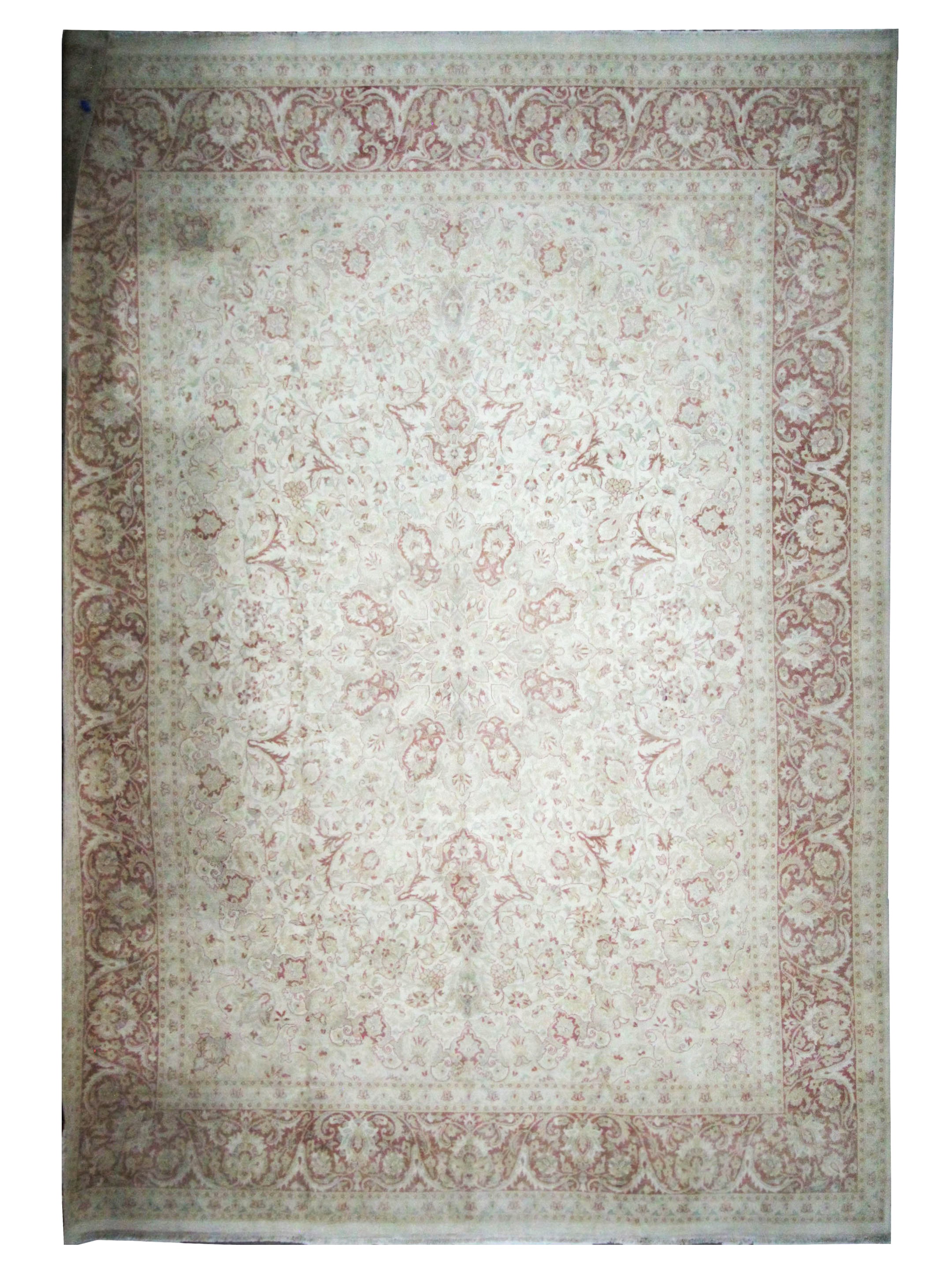Classic Hand Knotted Ivory 12x18