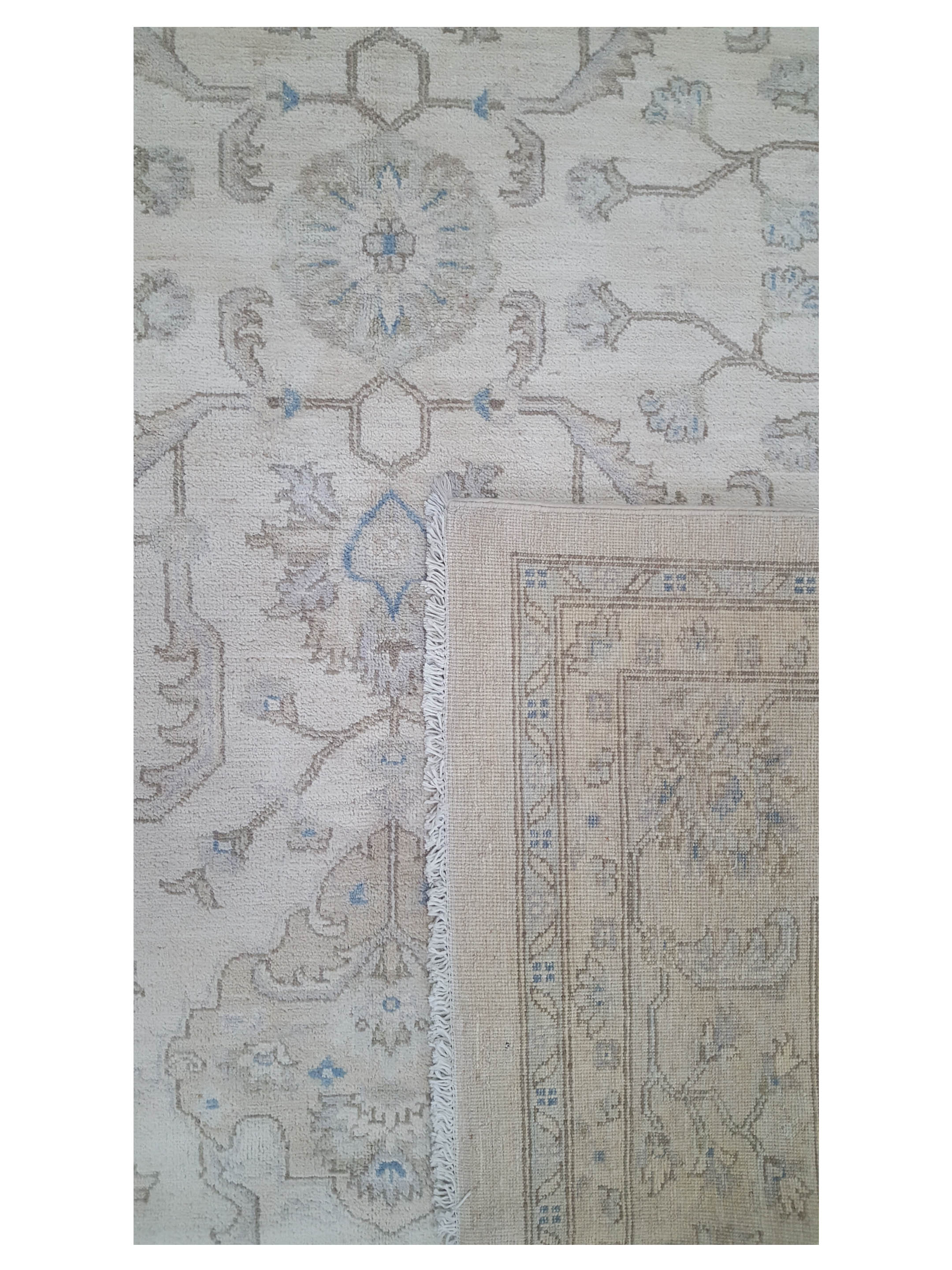 Ziegler Hand Knotted Ivory 10x20 - Image 3 of 3