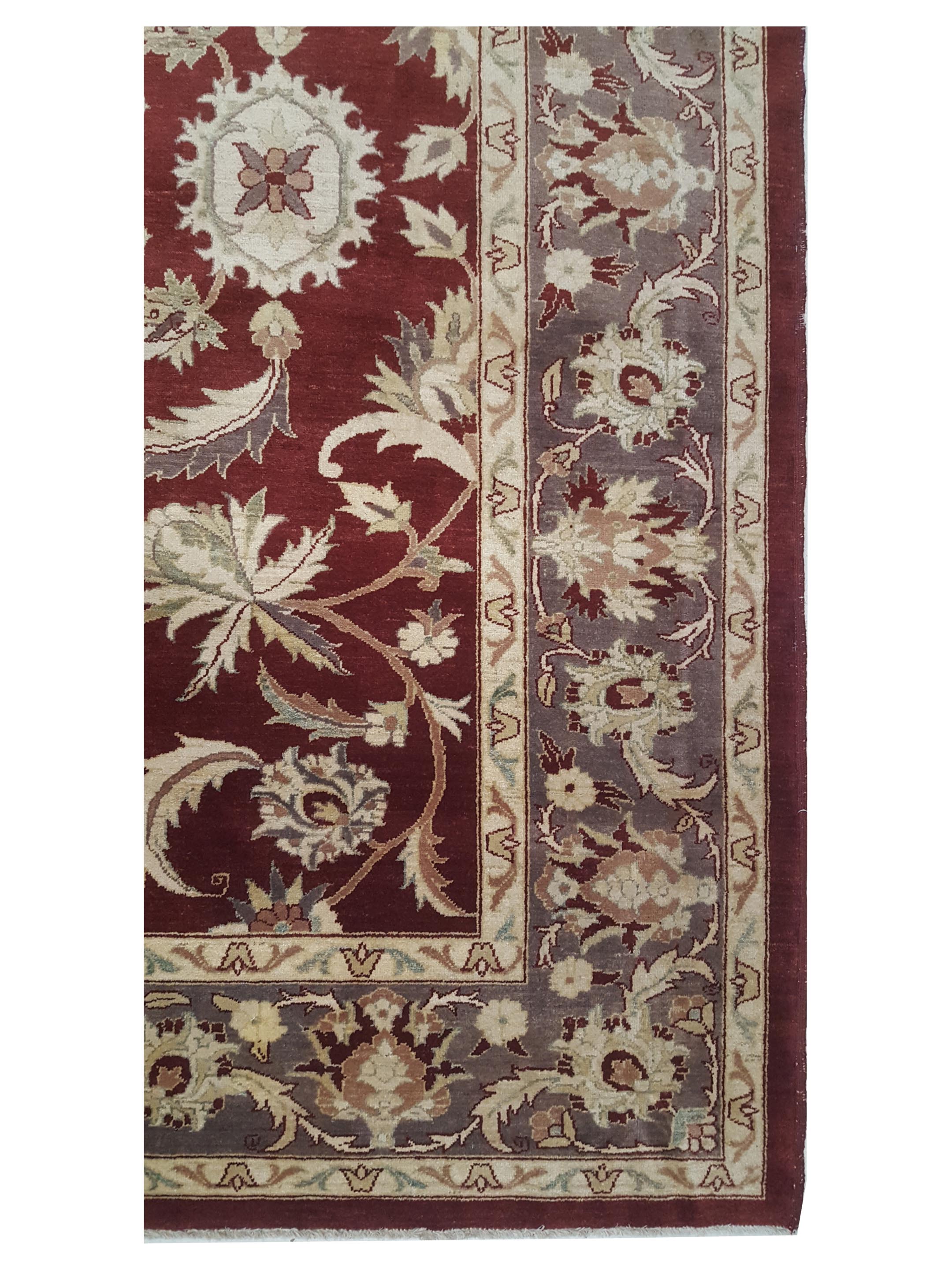 Ziegler Hand Knotted Red 12x18 - Image 3 of 4