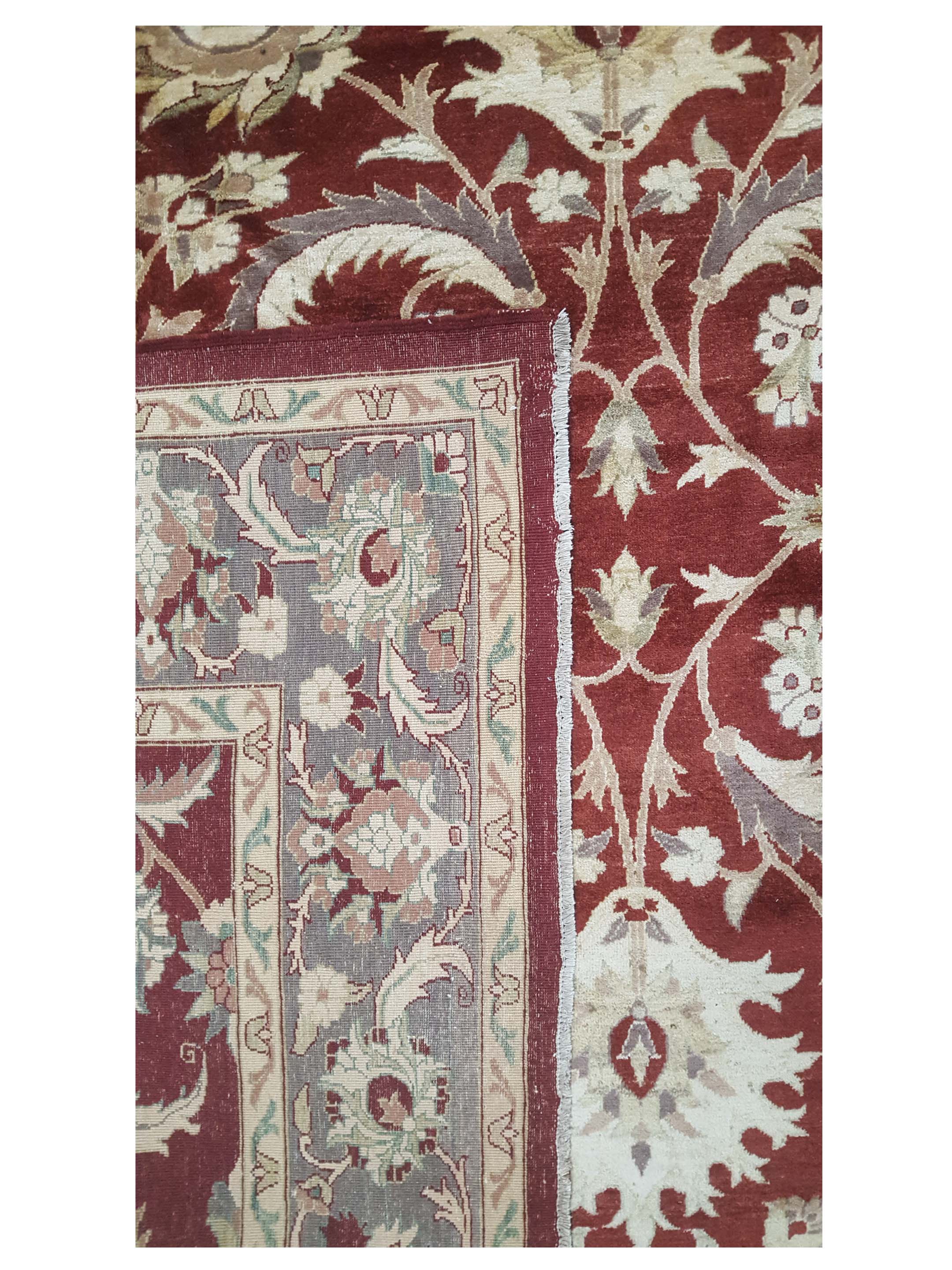 Ziegler Hand Knotted Red 12x18 - Image 4 of 4