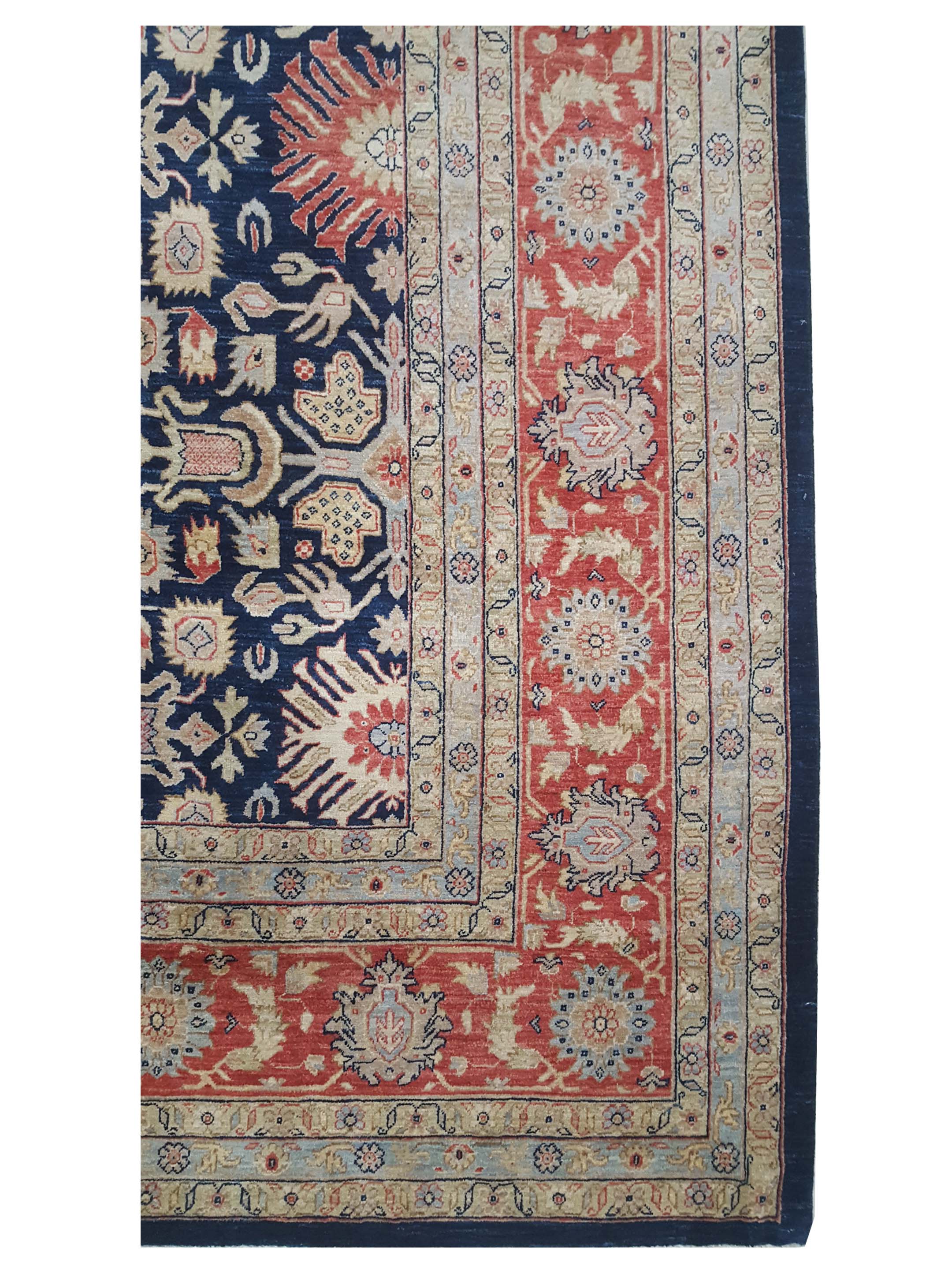 Ziegler Hand Knotted Indigo 12x18 - Image 5 of 6