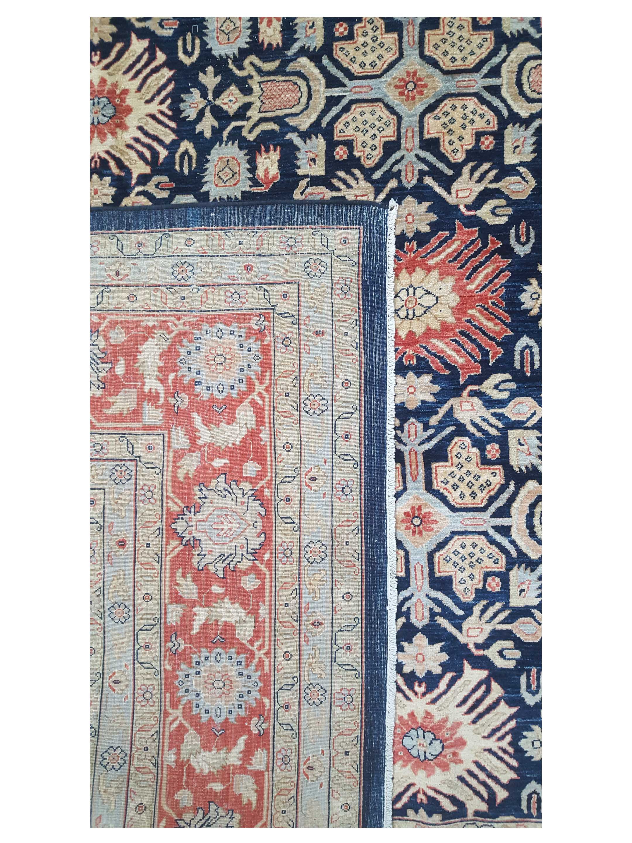Ziegler Hand Knotted Indigo 12x18 - Image 6 of 6