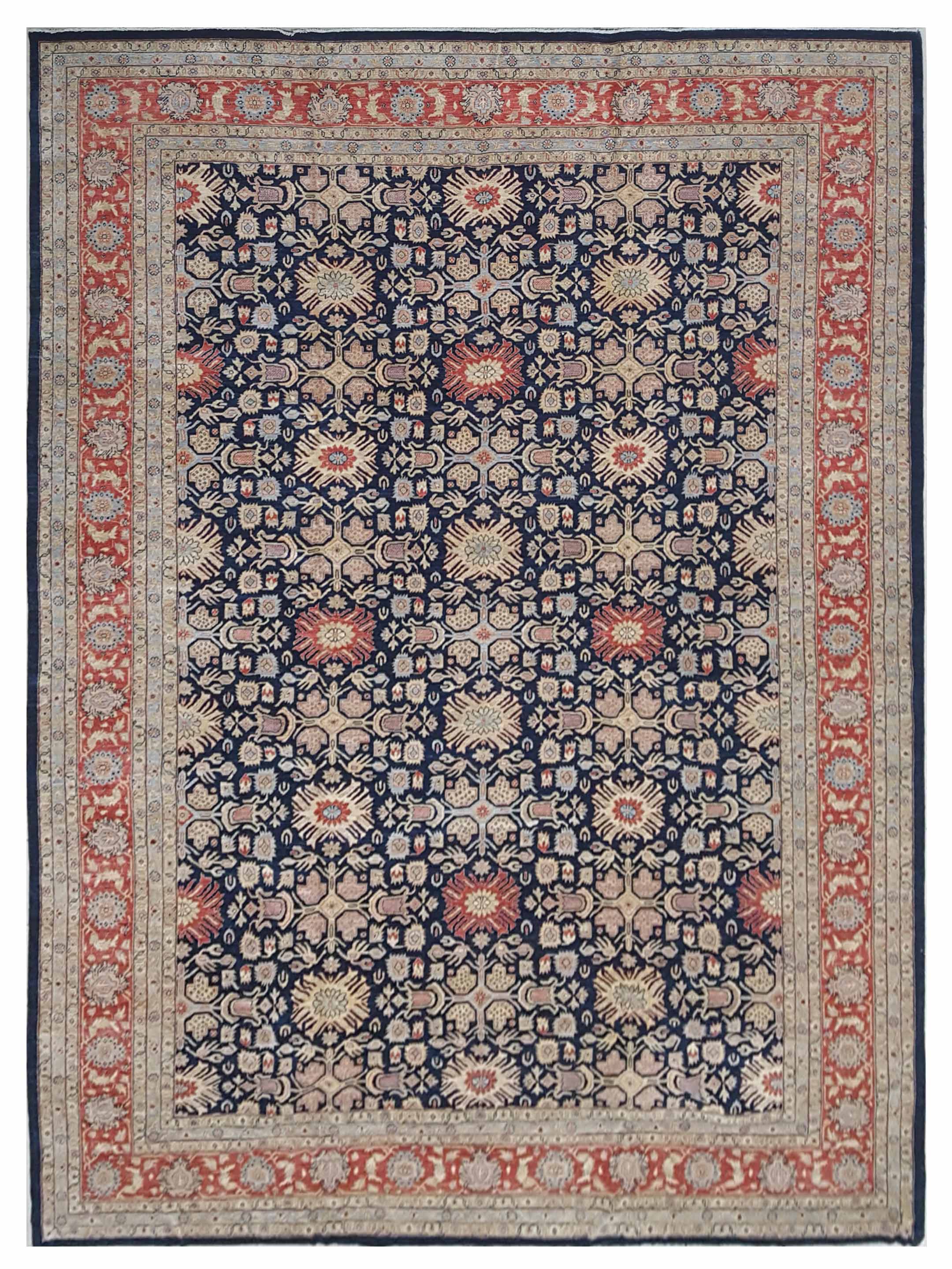 Ziegler Hand Knotted Indigo 12x18