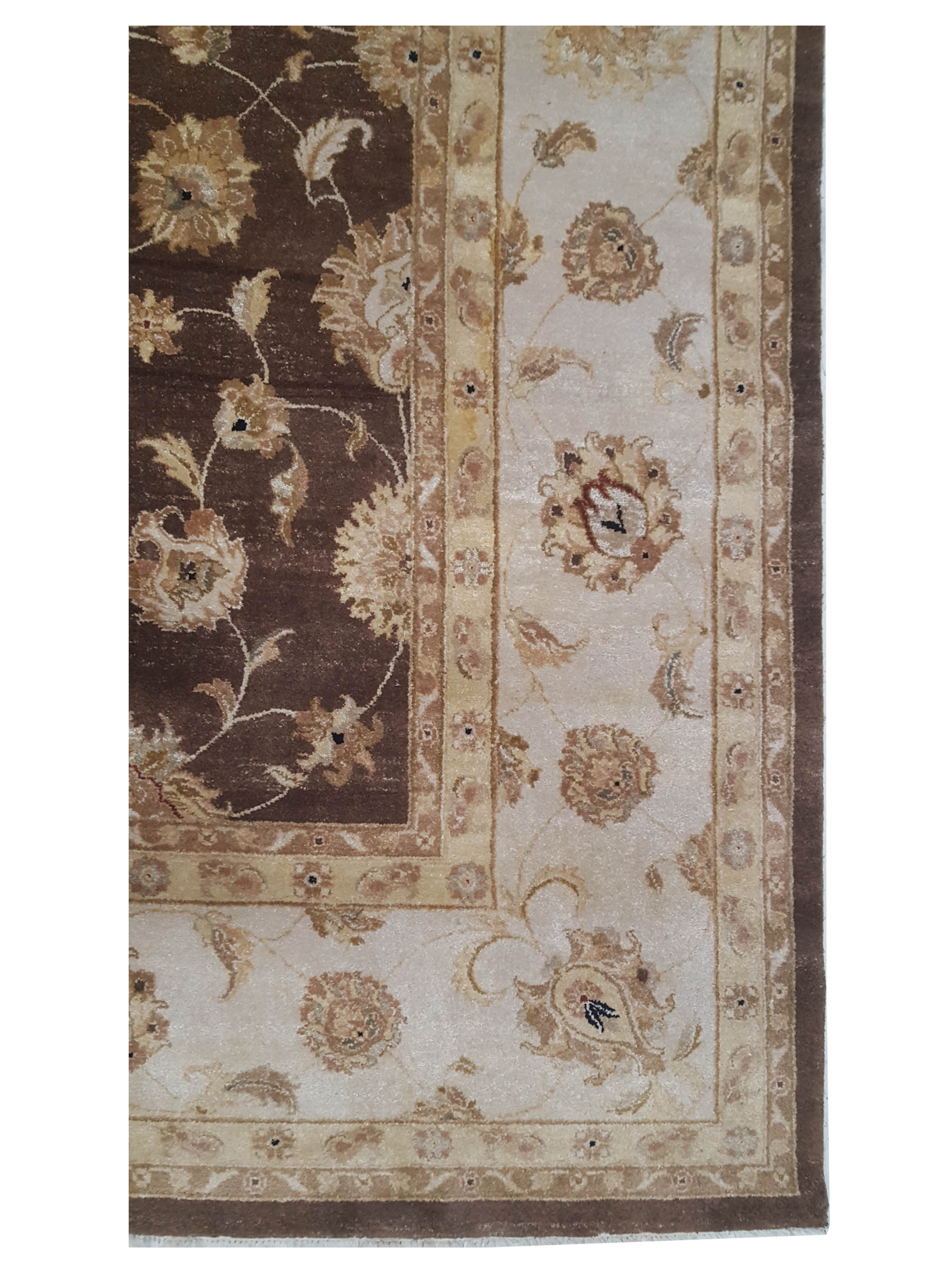 Agra Hand Knotted Burgundy 12x15 - Image 3 of 4
