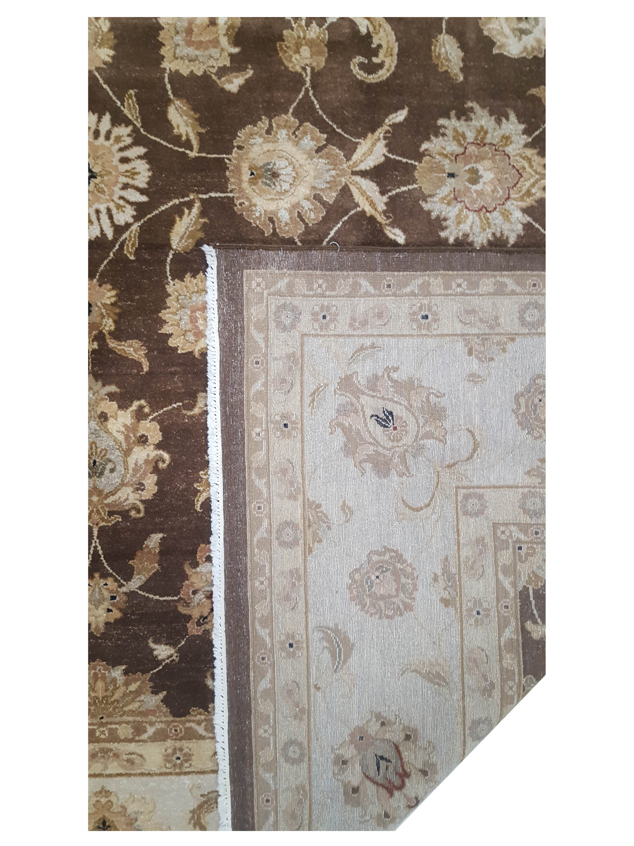 Agra Hand Knotted Burgundy 12x15 - Image 4 of 4