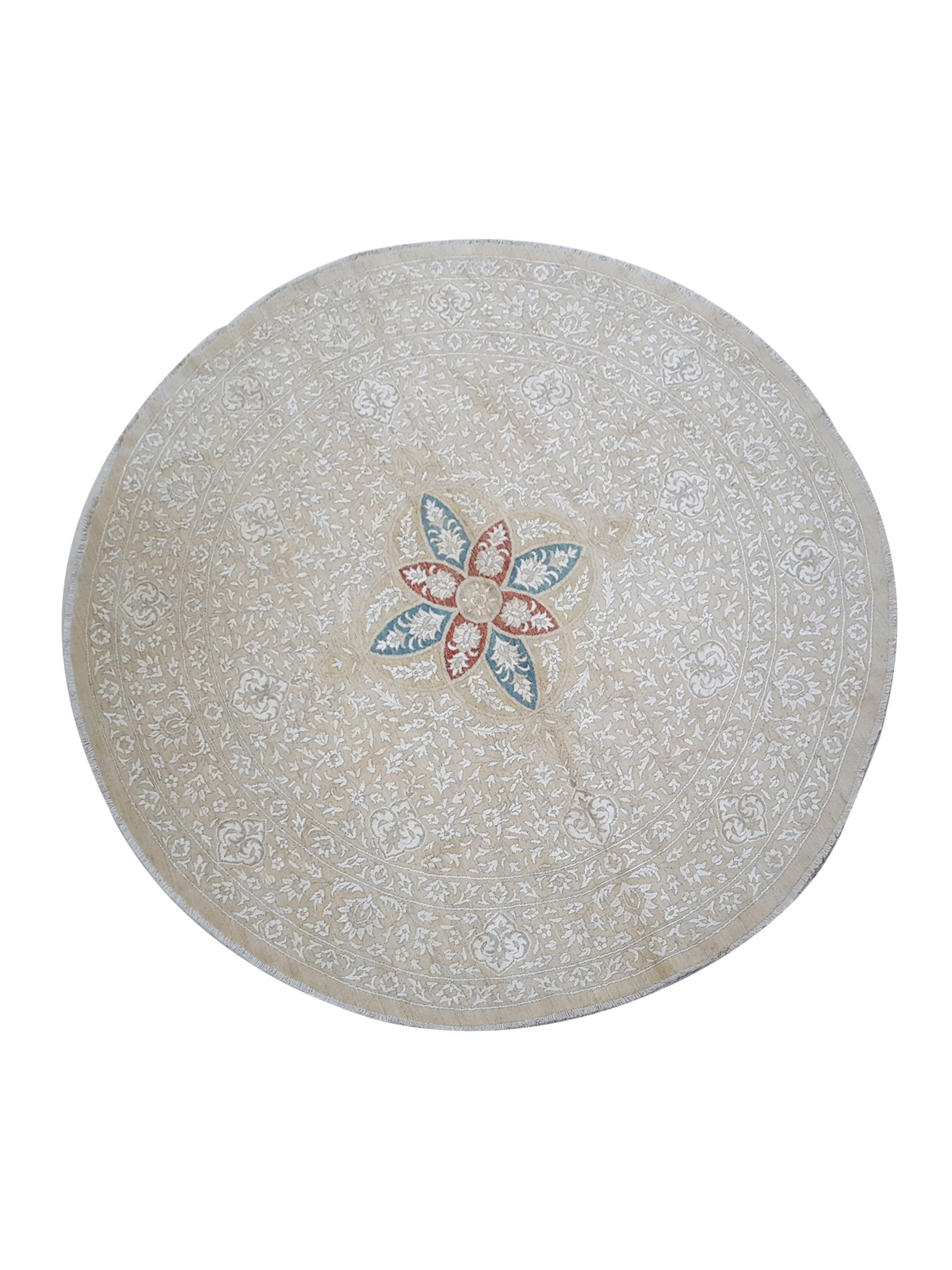Ziegler Hand Knotted Ivory 12x12