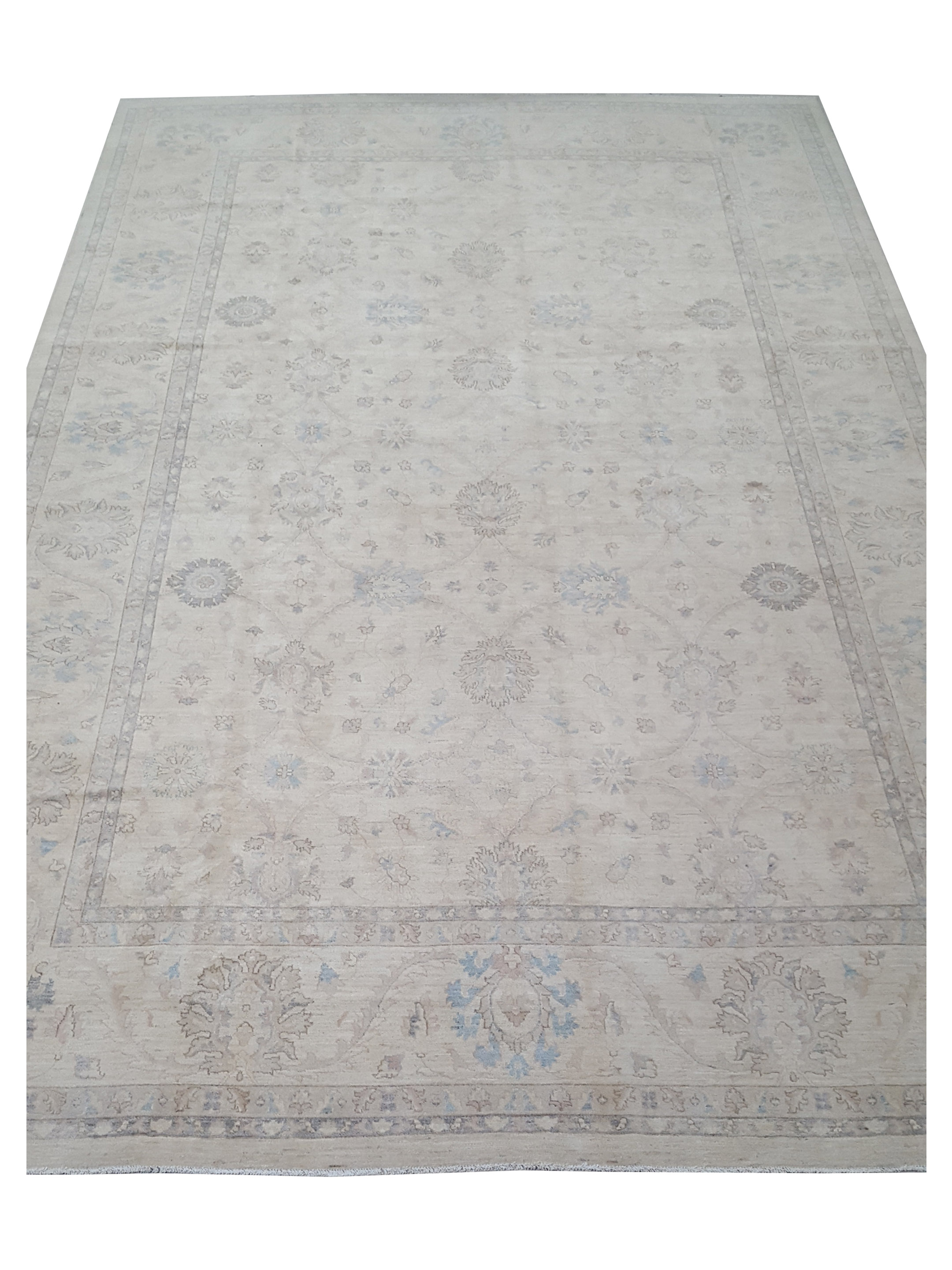 Ziegler Hand Knotted Ivory 13x20