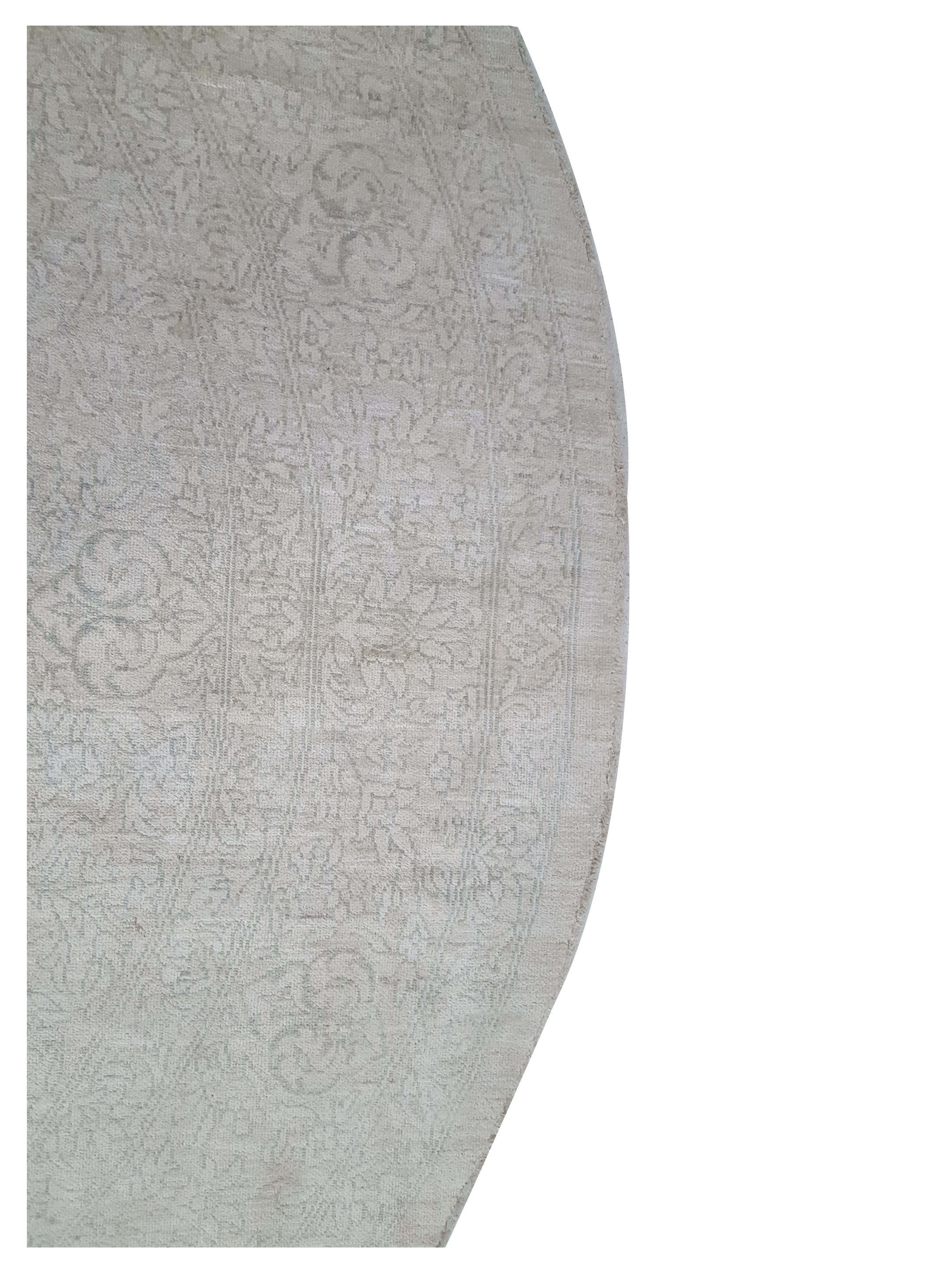 Ziegler Hand Knotted Ivory 12x12 - Image 3 of 5
