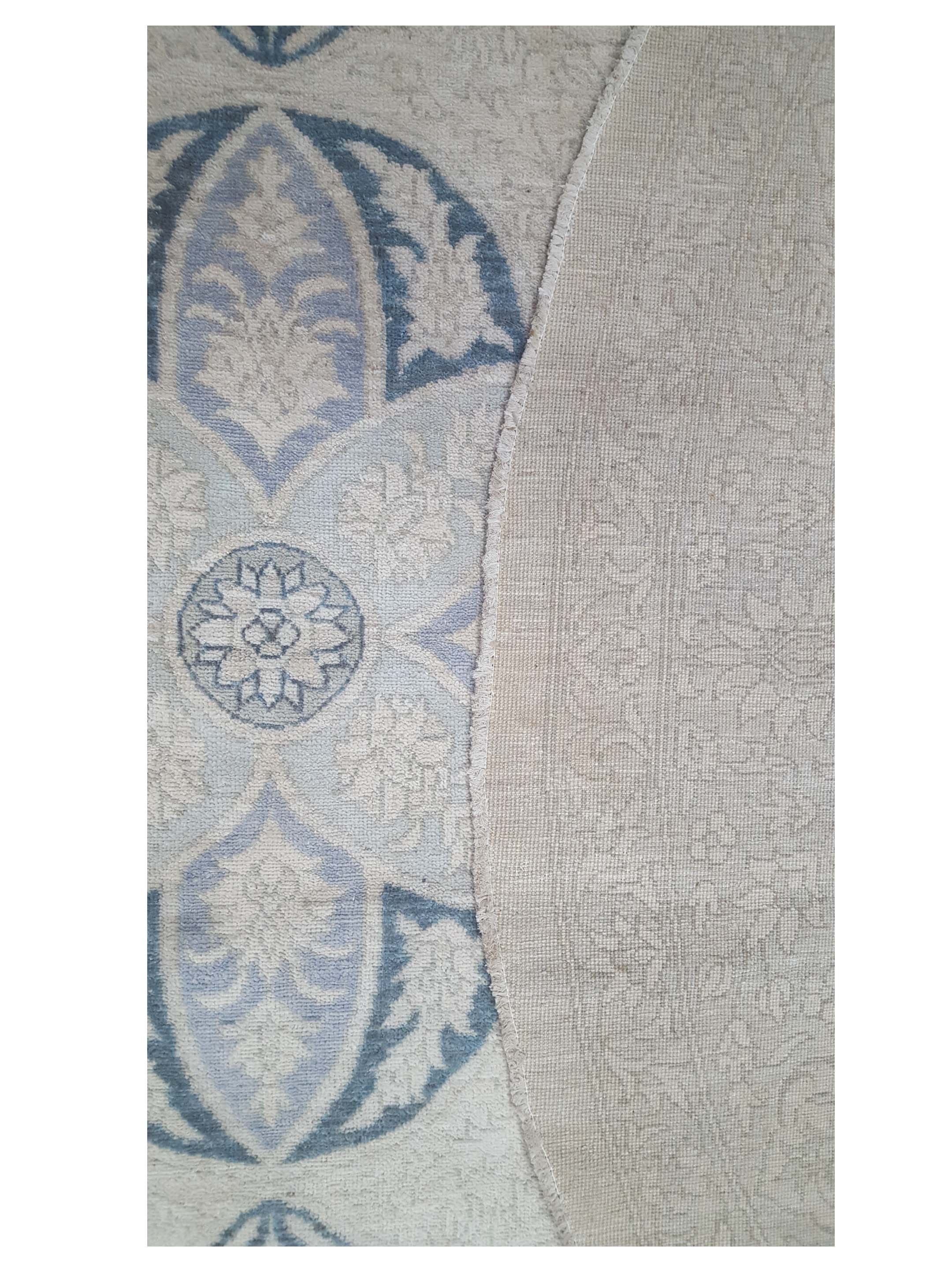Ziegler Hand Knotted Ivory 12x12 - Image 5 of 5