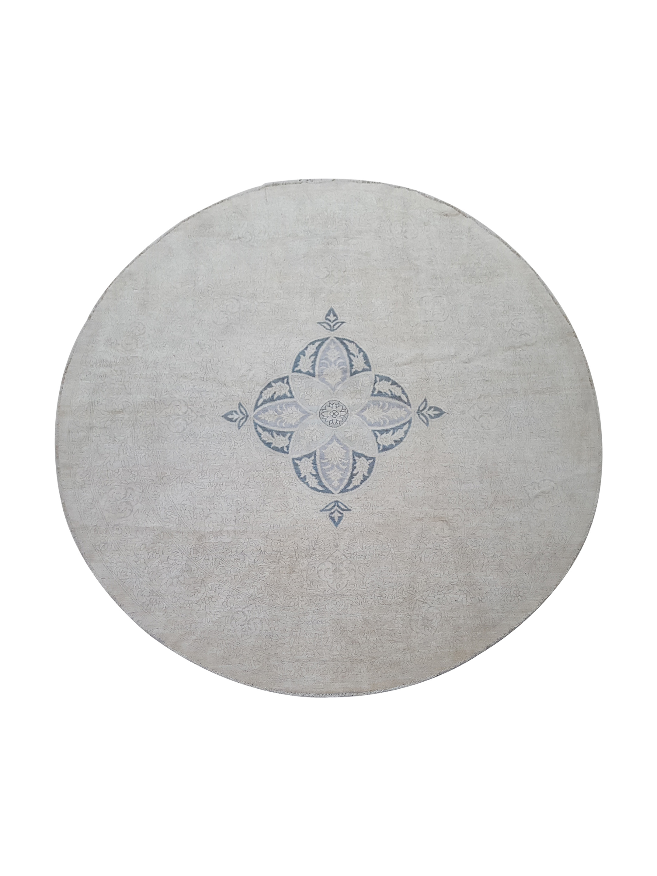 Ziegler Hand Knotted Ivory 12x12